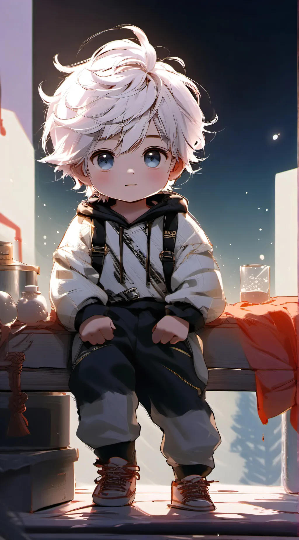 ai character: Baby Tim background