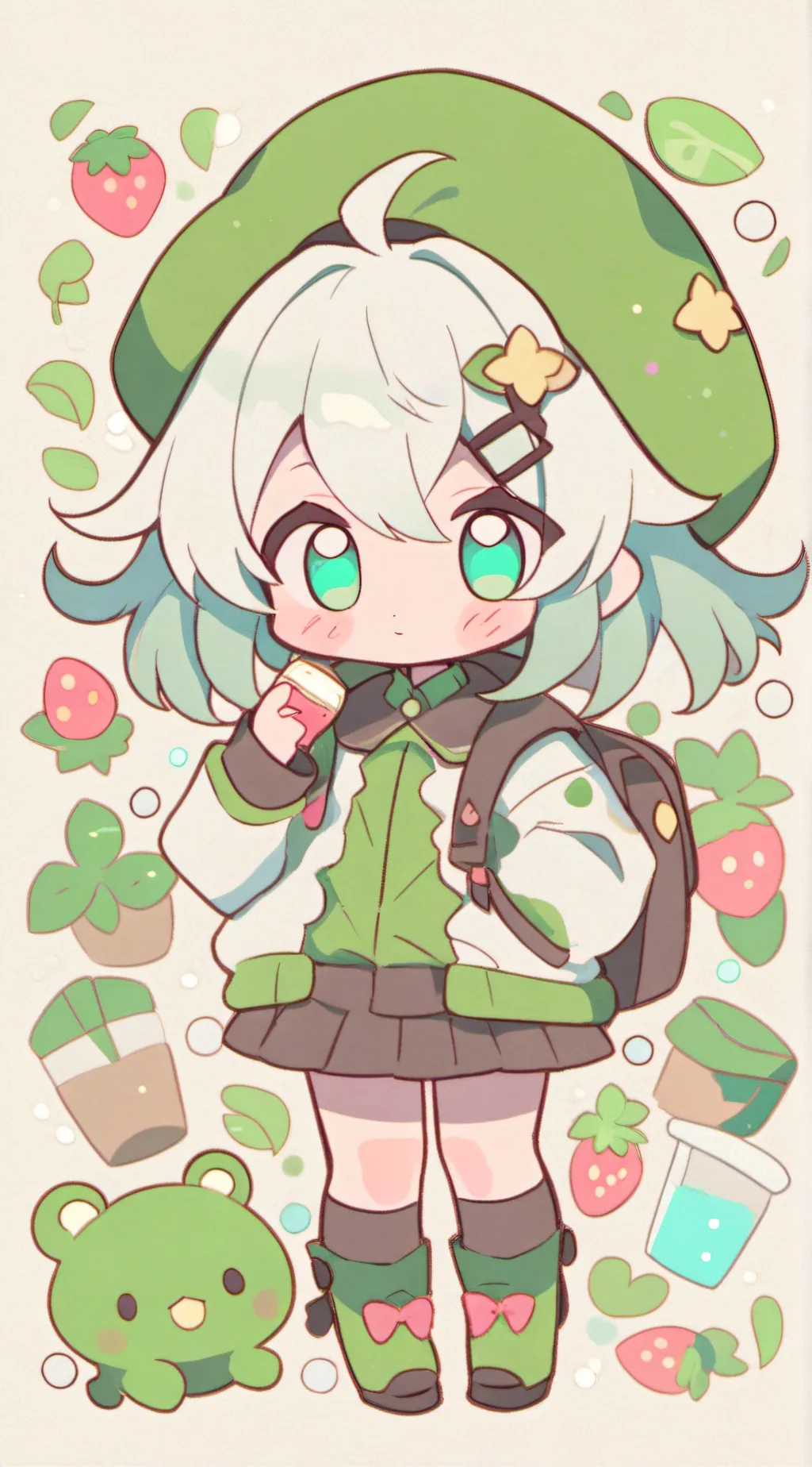 ai character: milo background