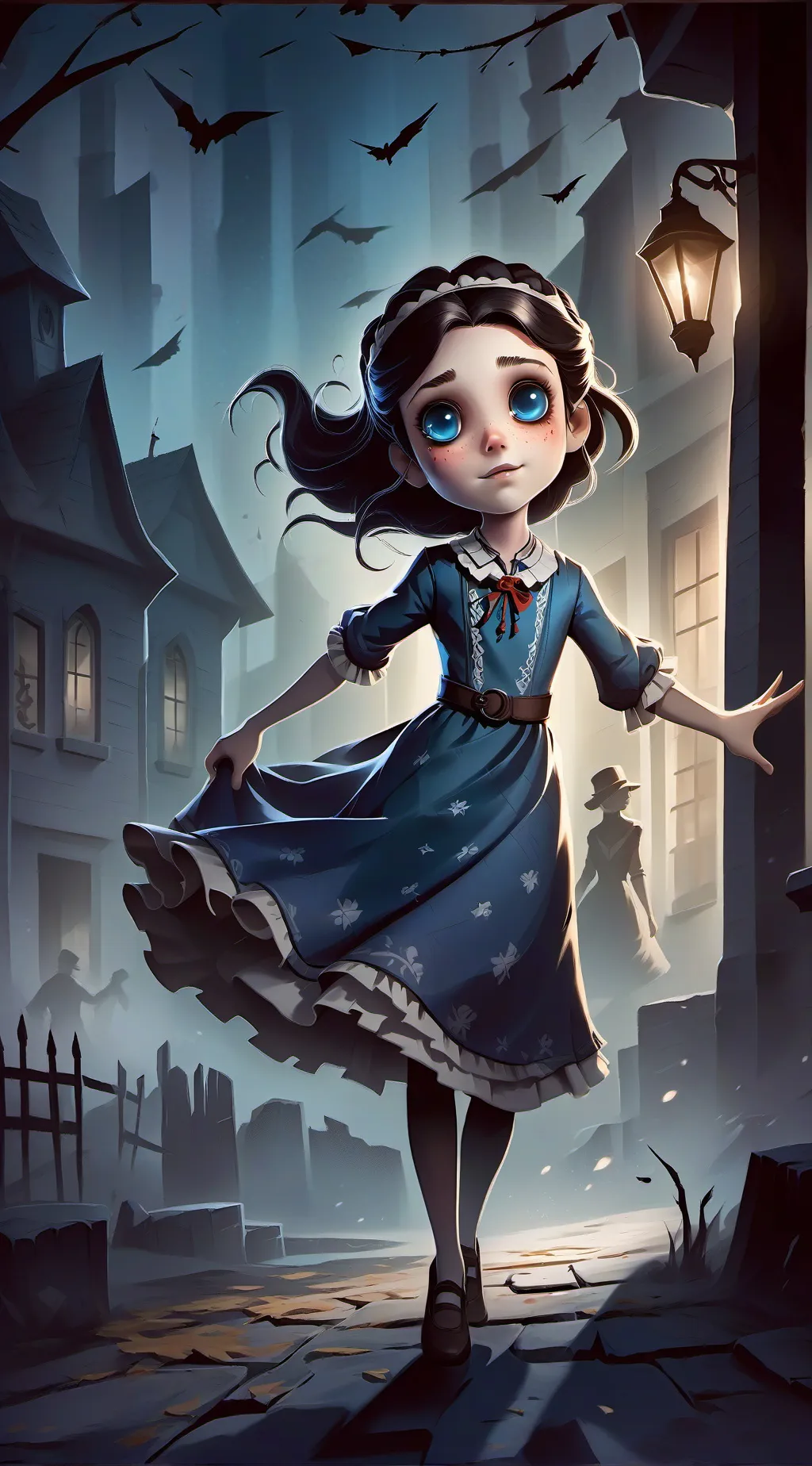 ai character: Annabelle  background