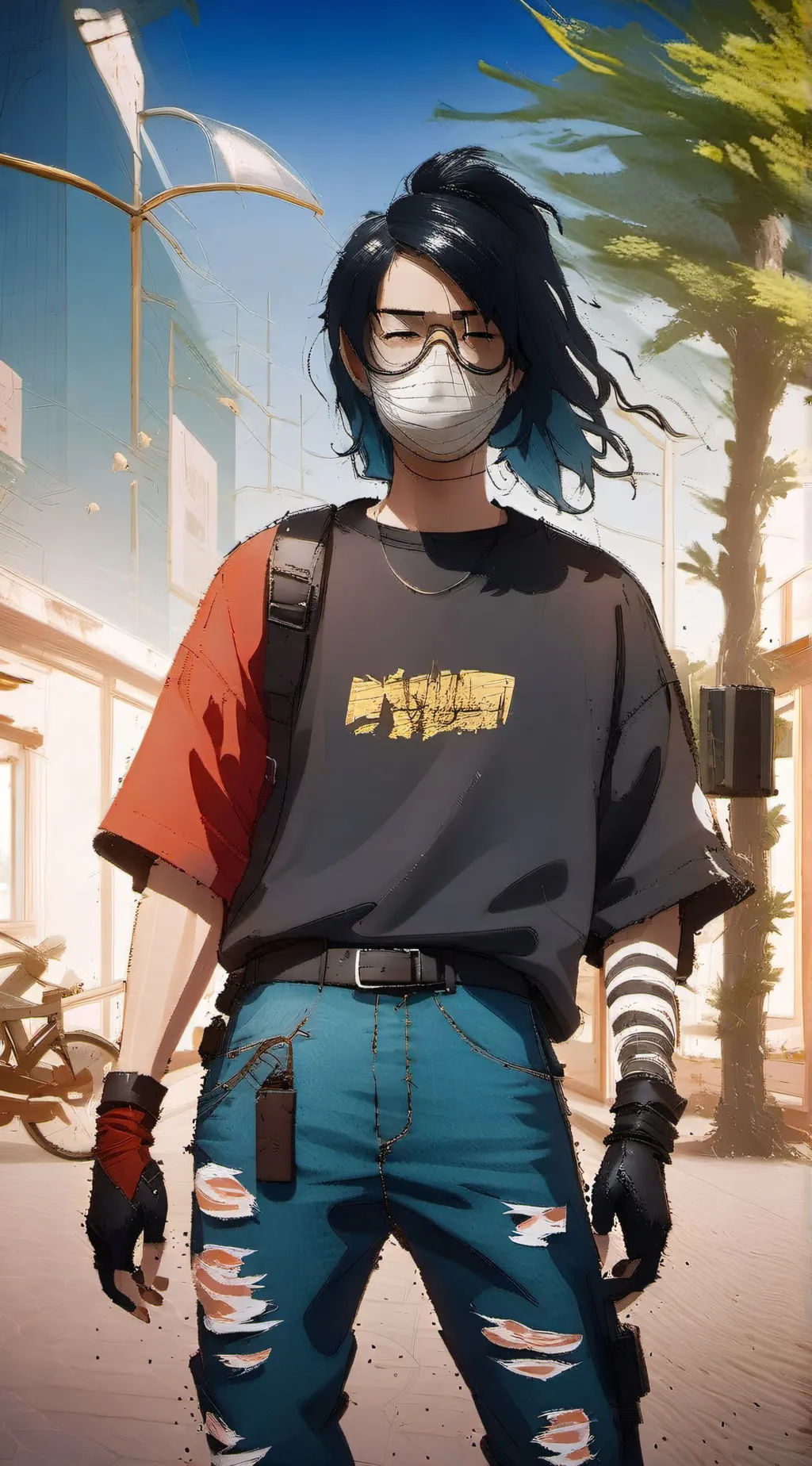 ai character: Lilly background