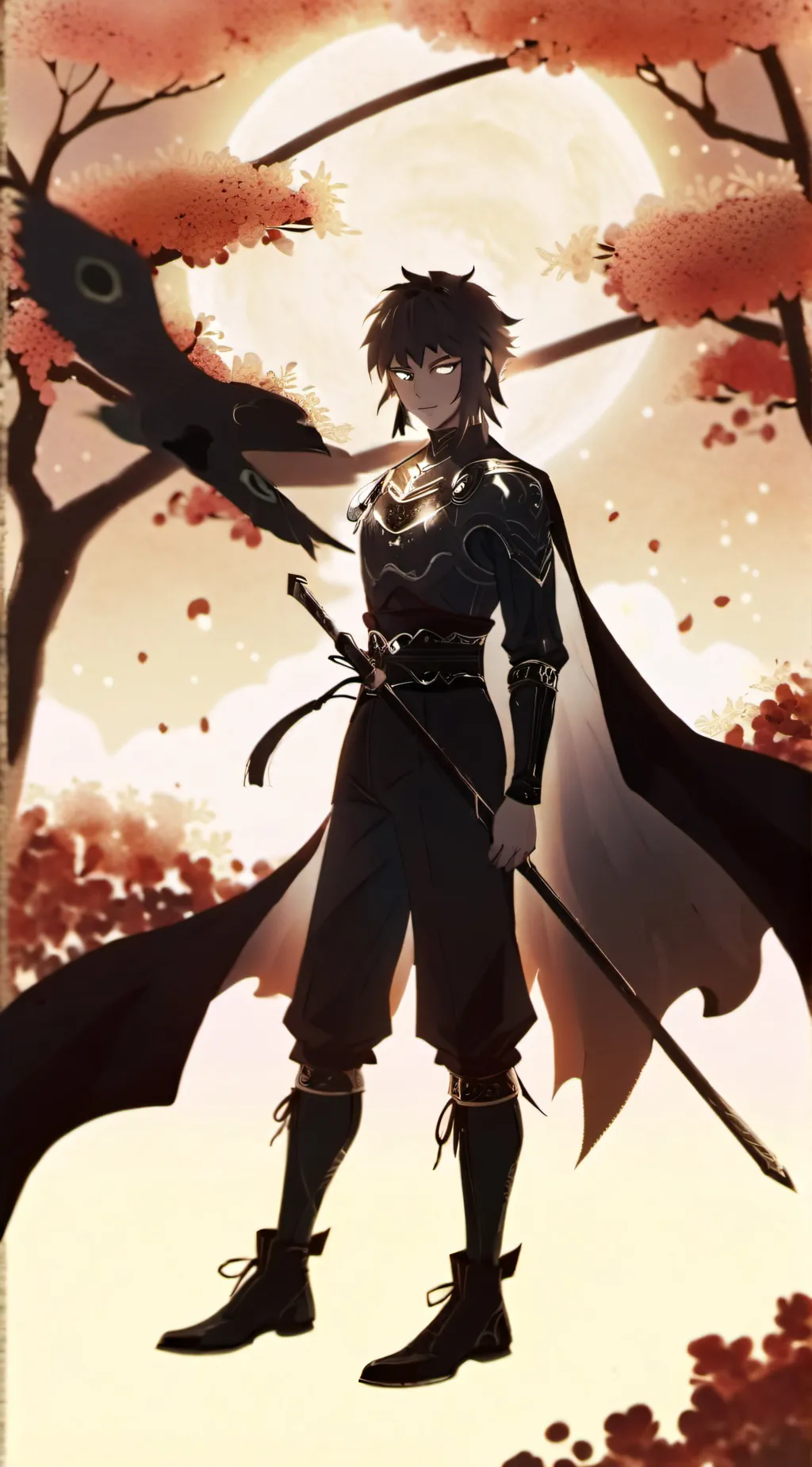 ai character: Demon slayer background