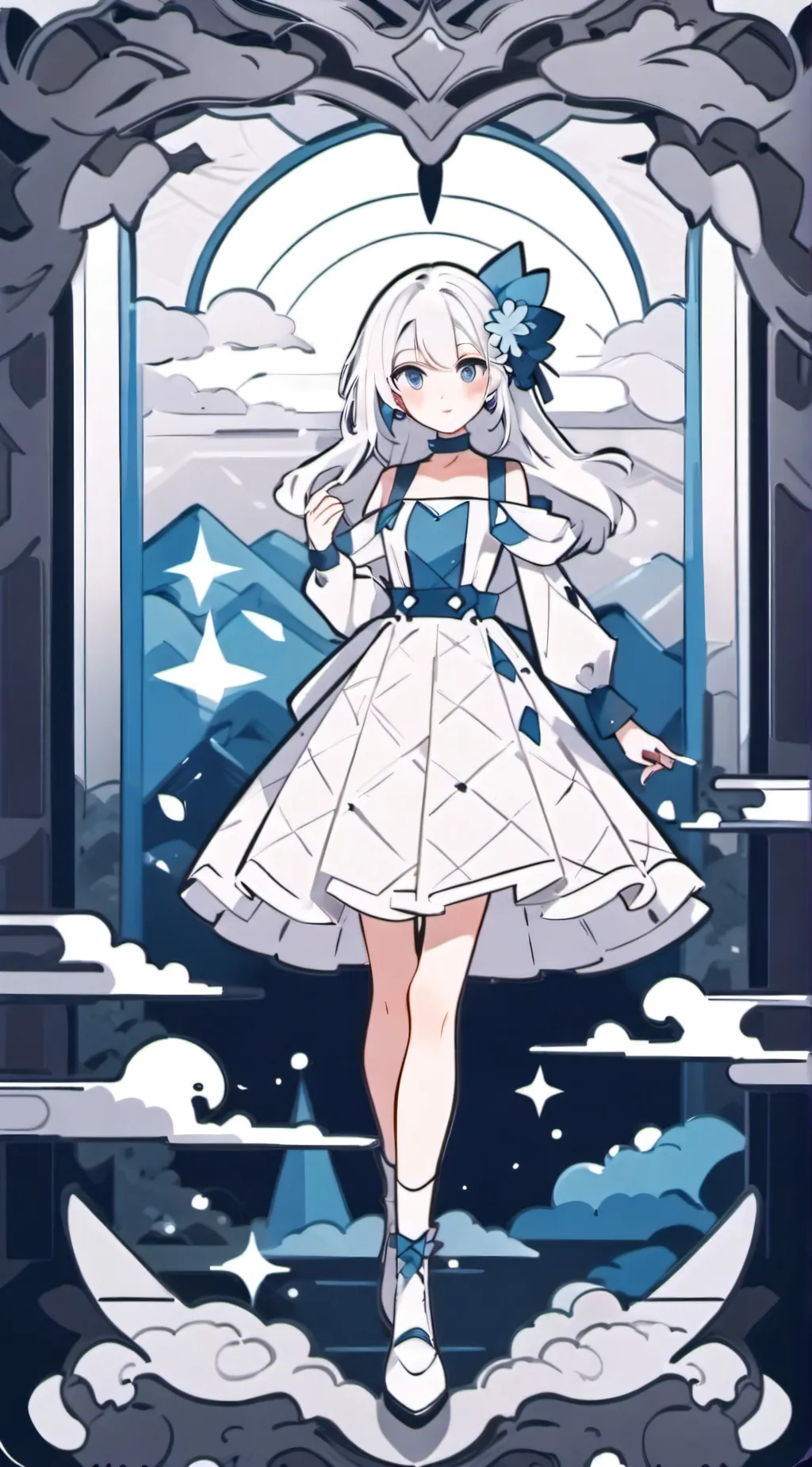 ai character: sarah background