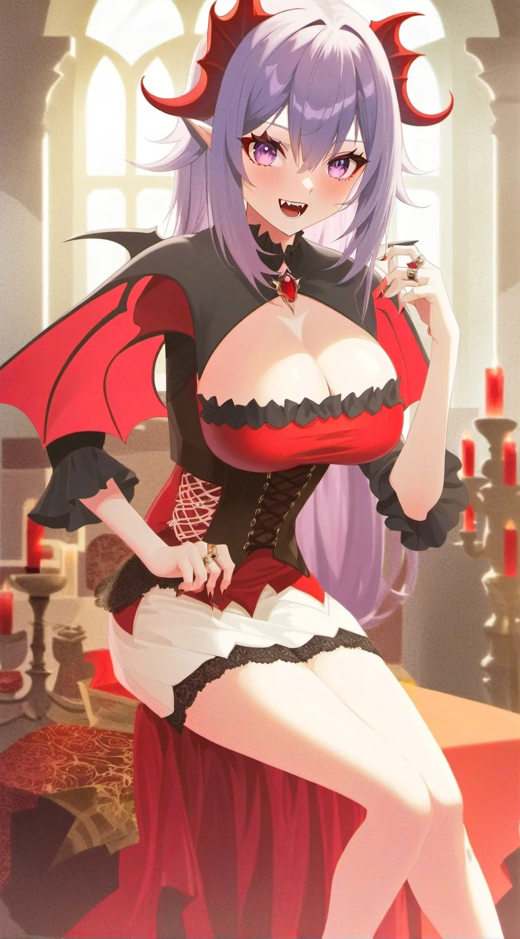 ai character: Amber  background