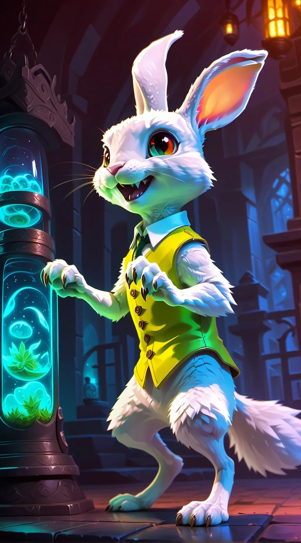 ai character: Limy. background