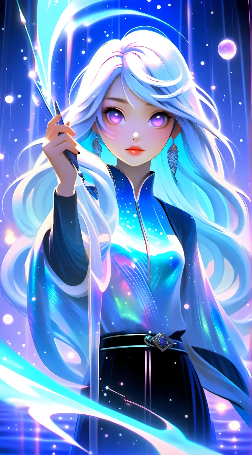 ai character: Lily background