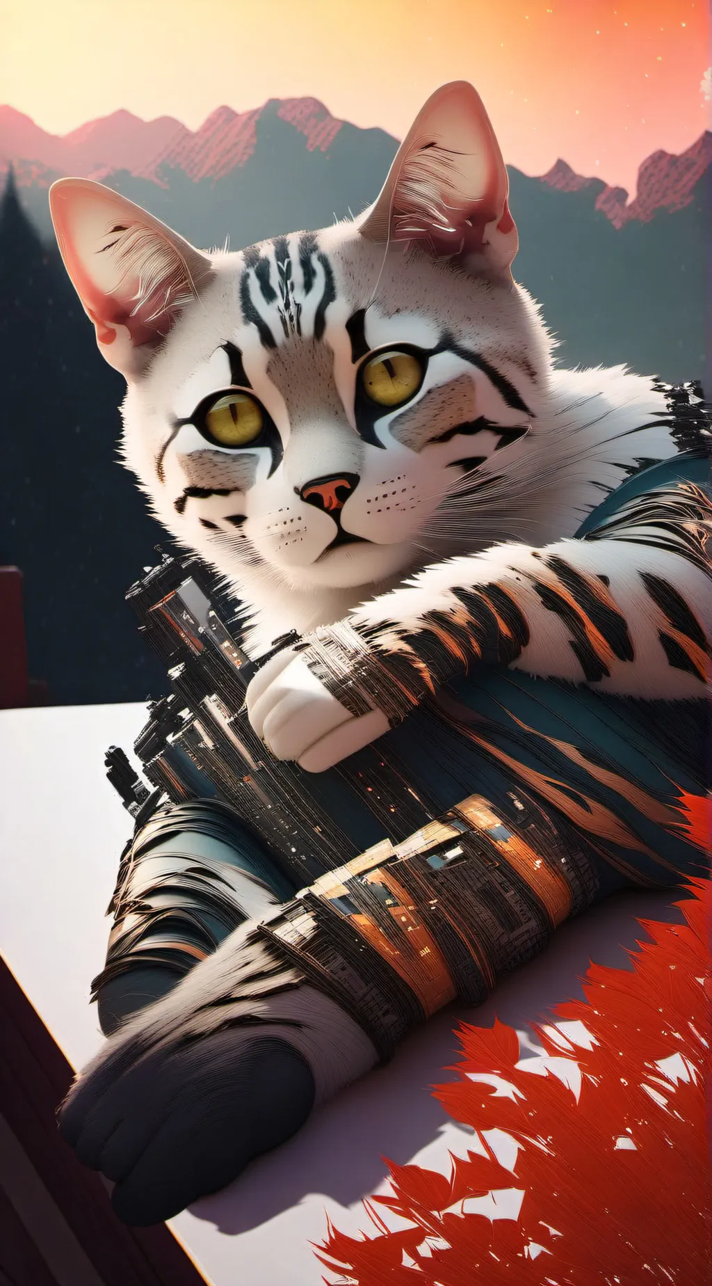 ai character: catnap background