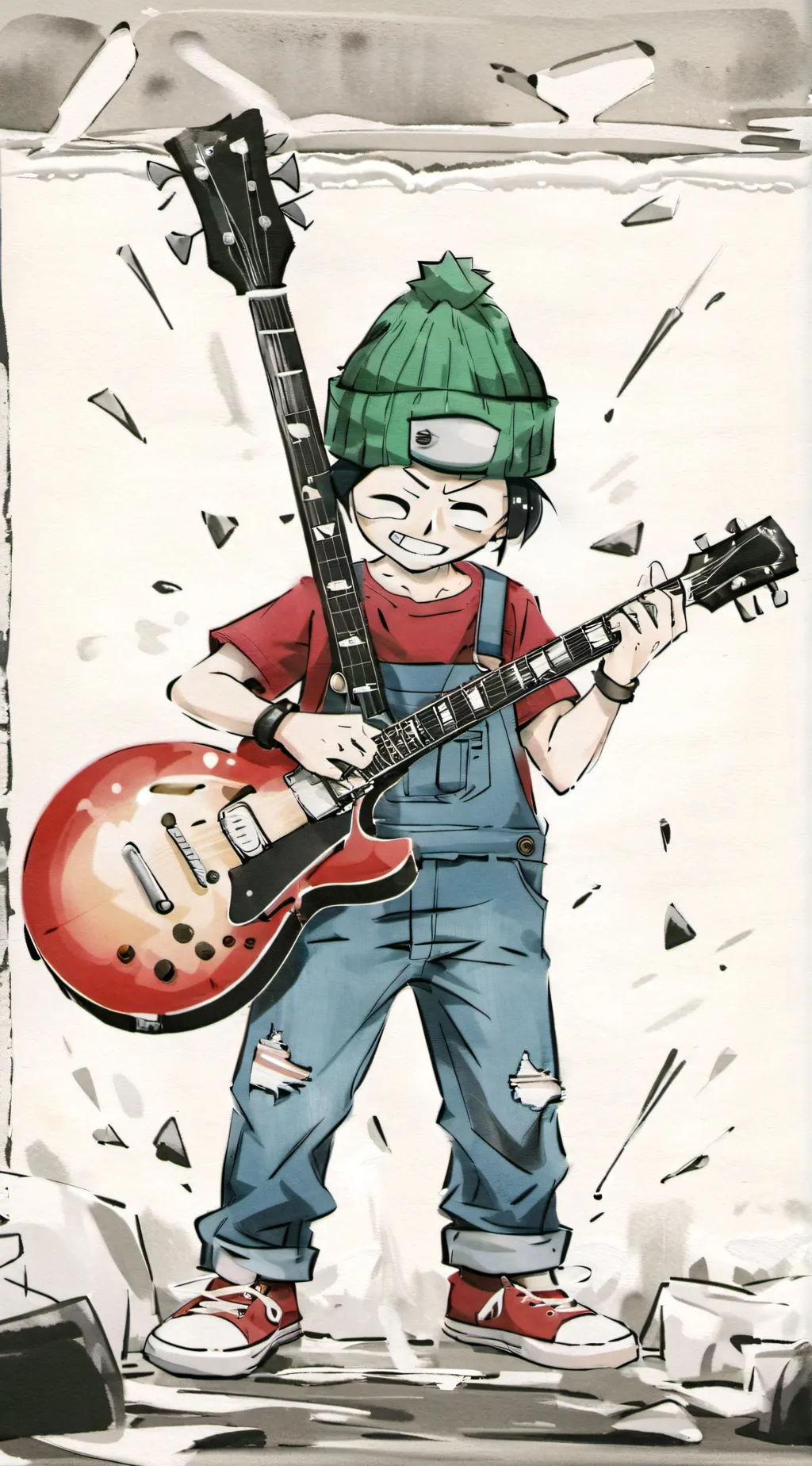 Talkie AI - Chat with bambi with guitar