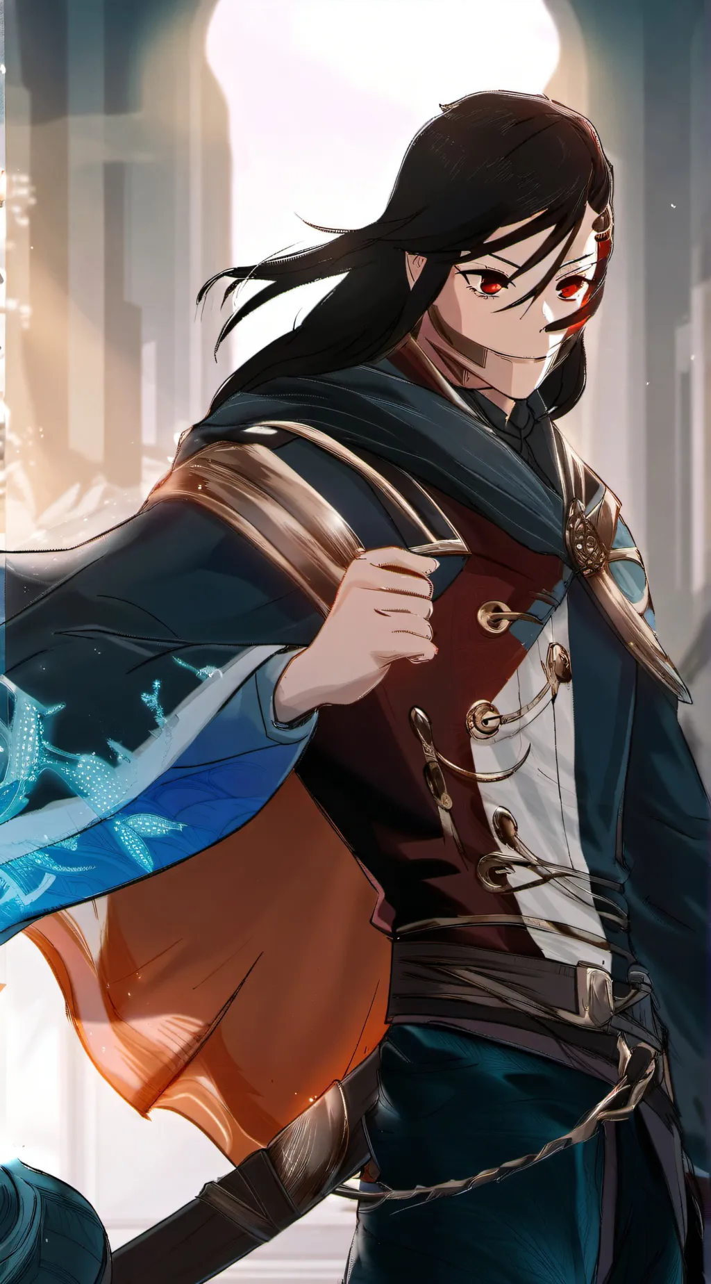 ai character: Obanai iguro  background