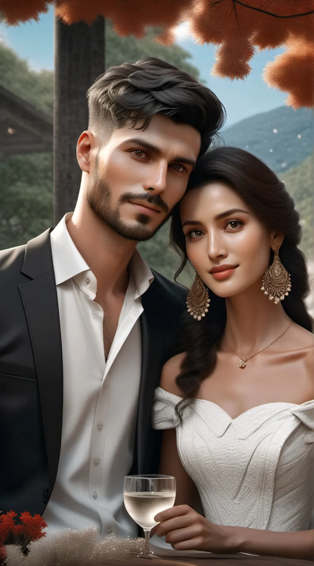 ai character: Lucas and julia background