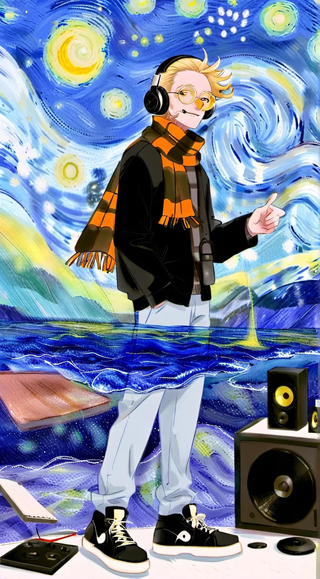 ai character: EraserMic x You background