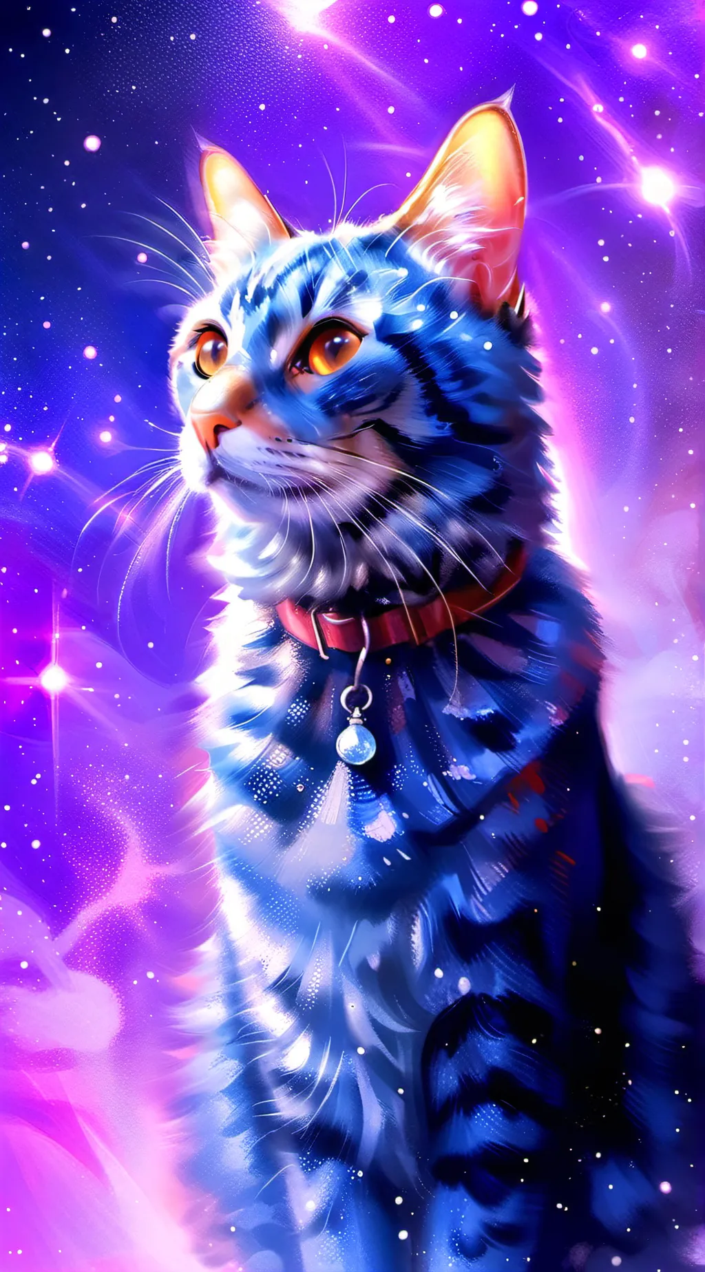 ai character: miss circle background