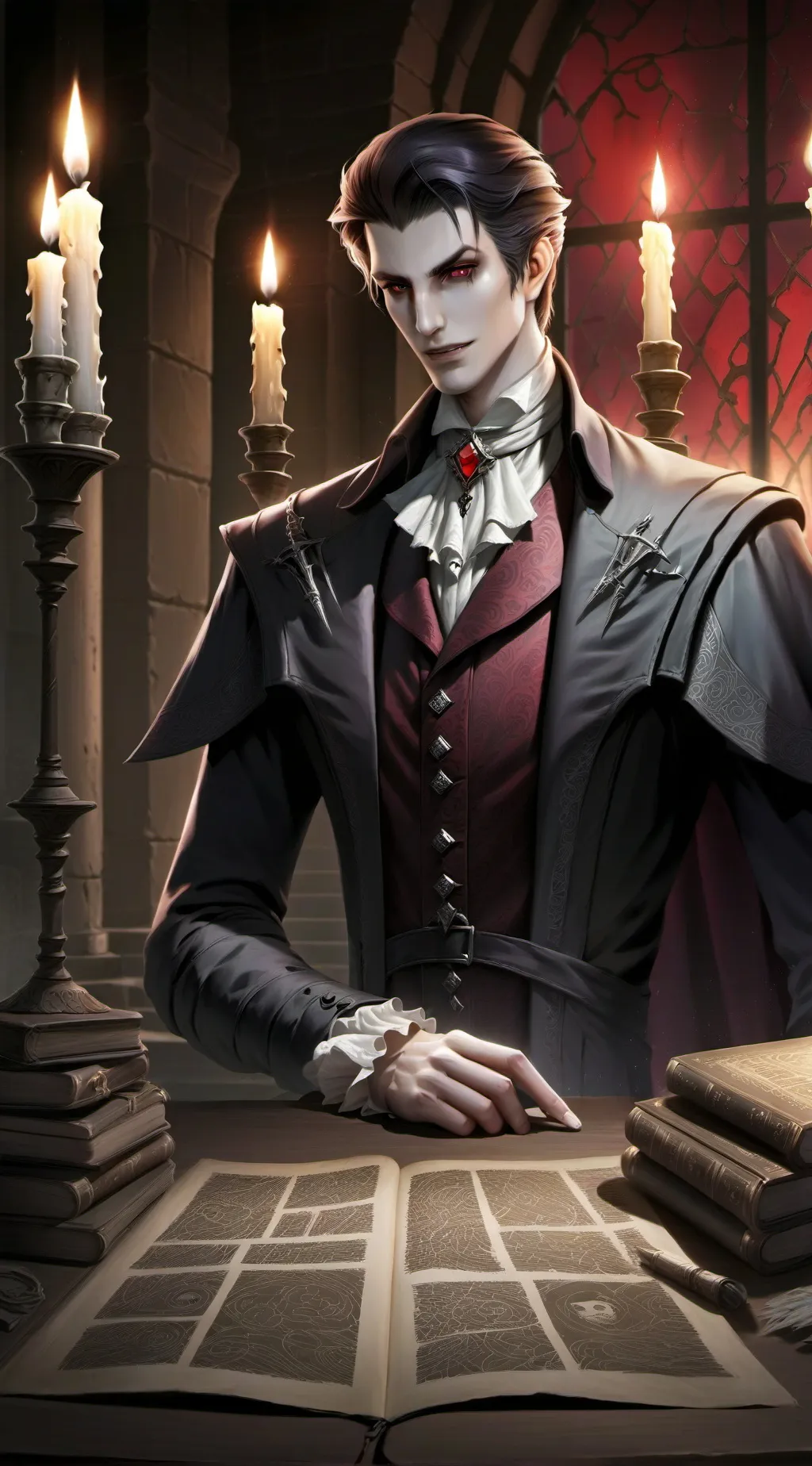 ai character: Vampire boyfreind background