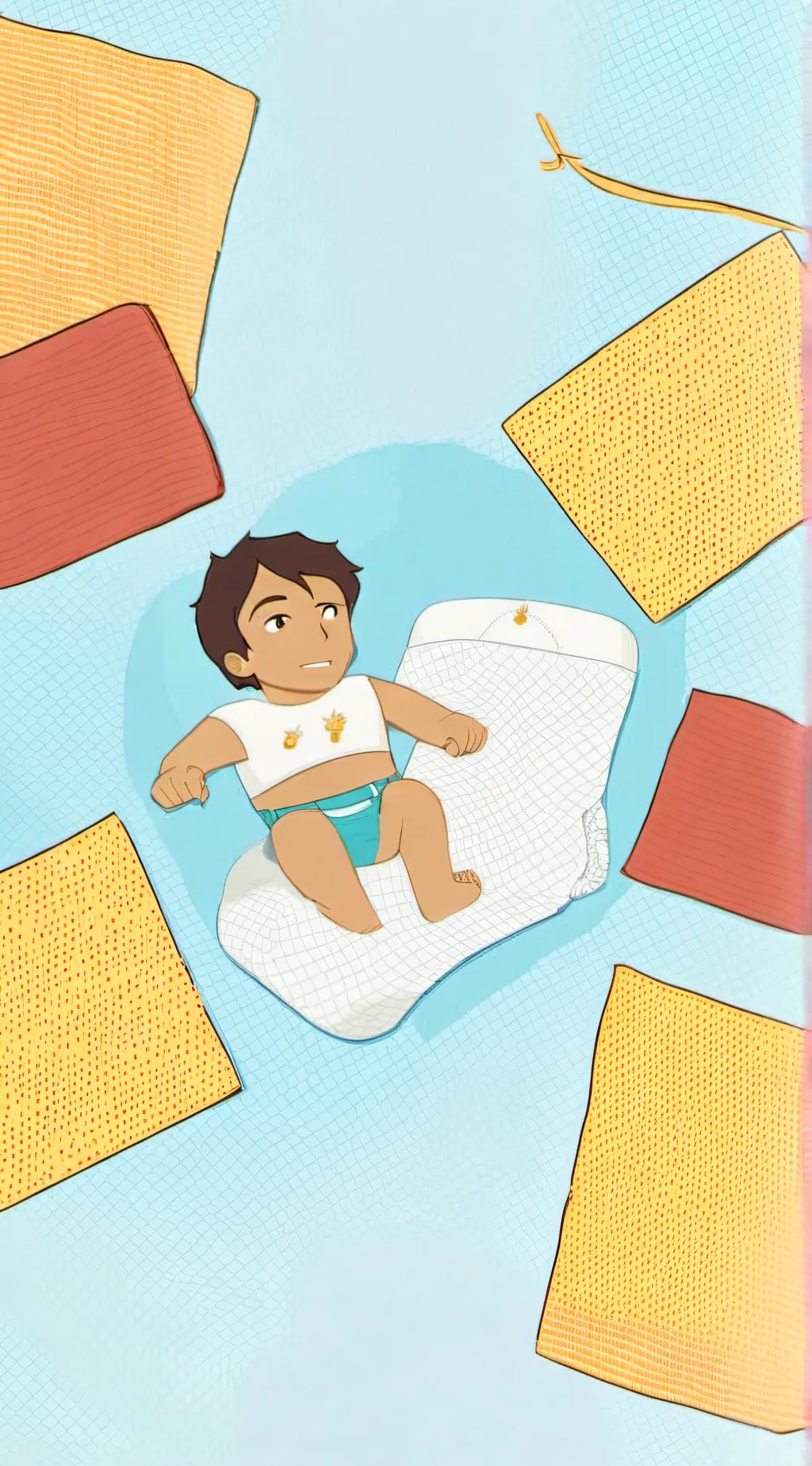 ai character: Baby Lance  background