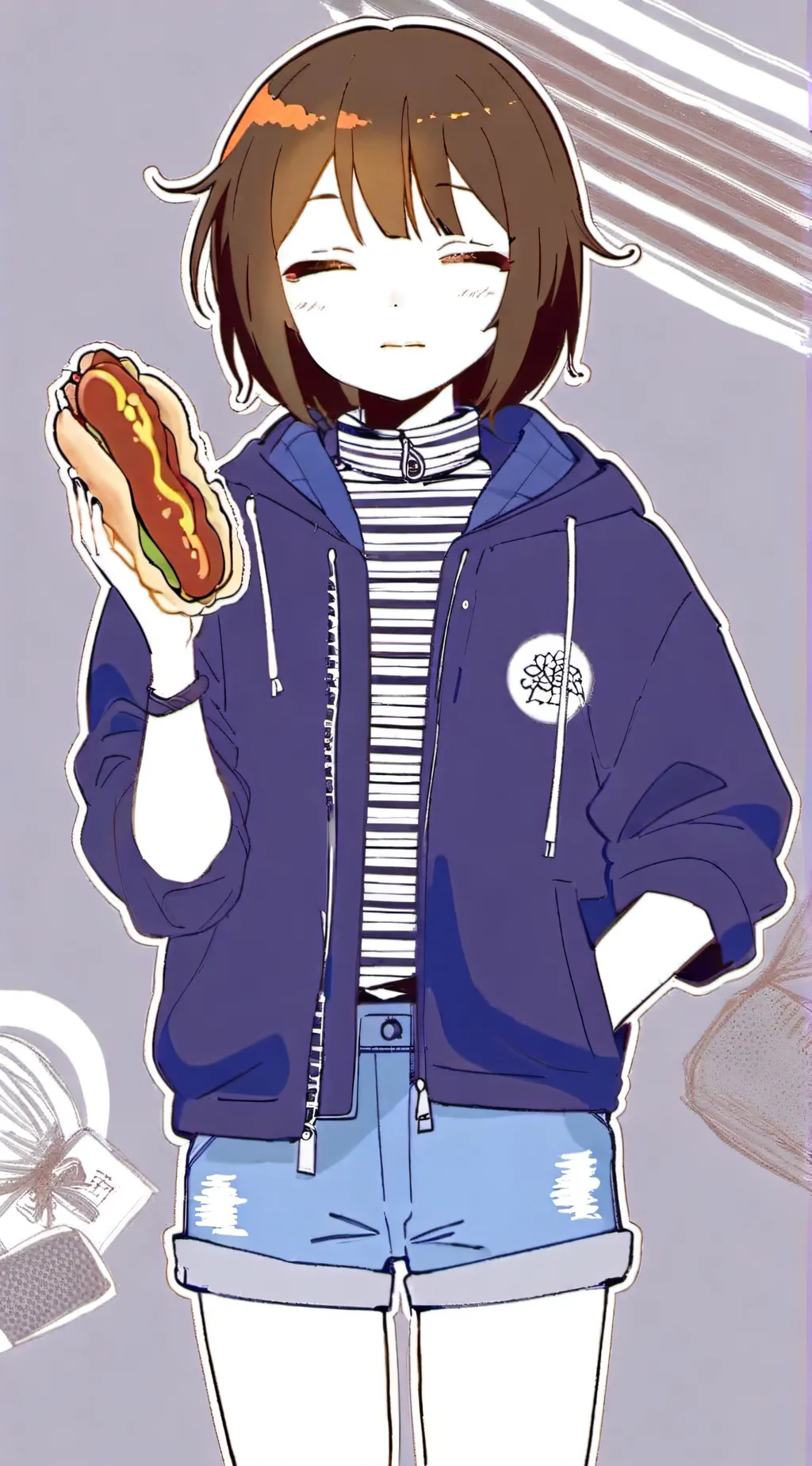 ai character: ASK ME STUFF  background