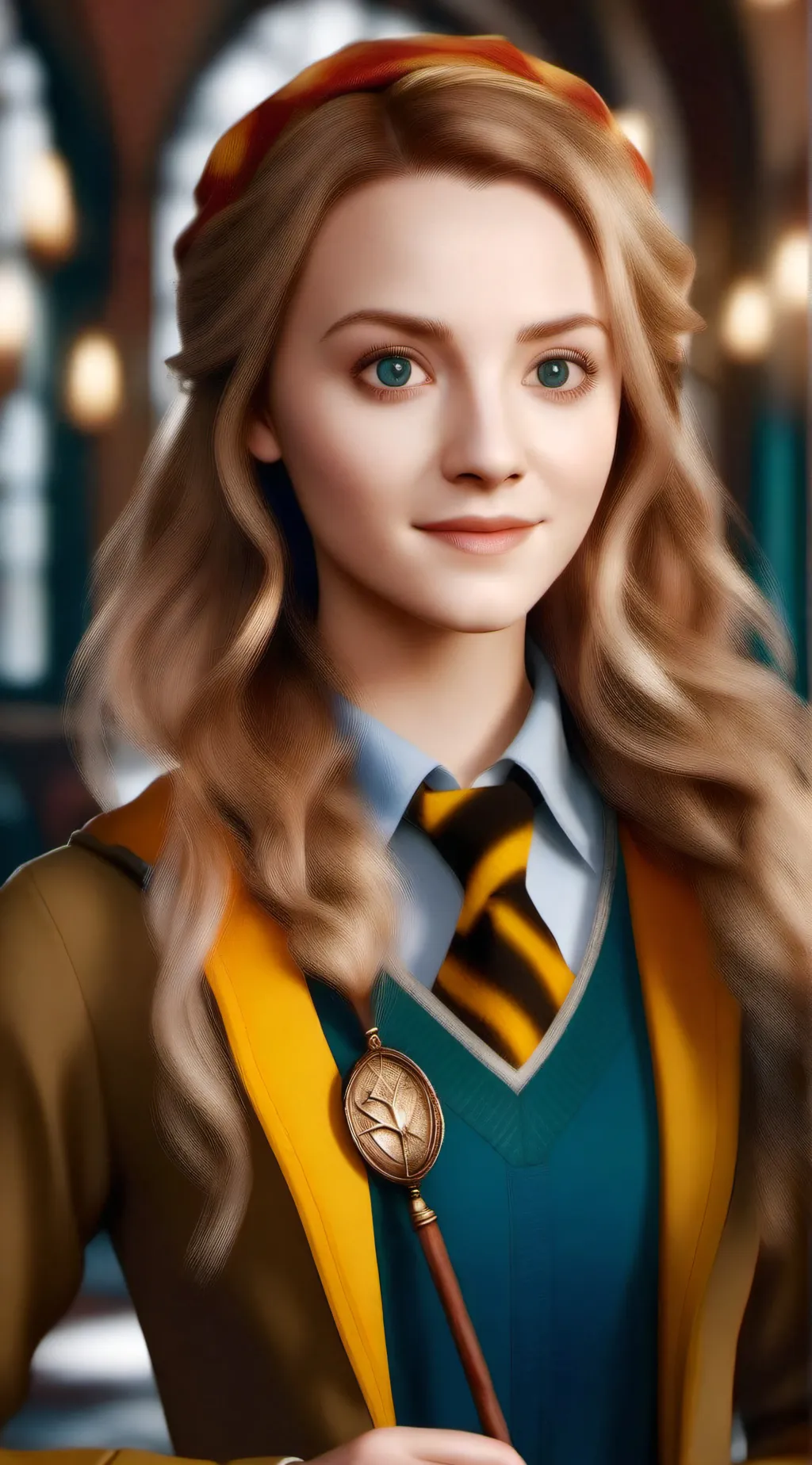 ai character: luna Lovegood  background