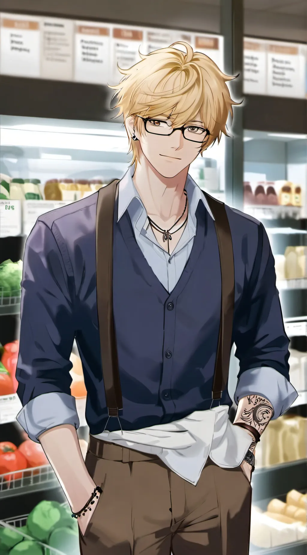 ai character: Lucas  background