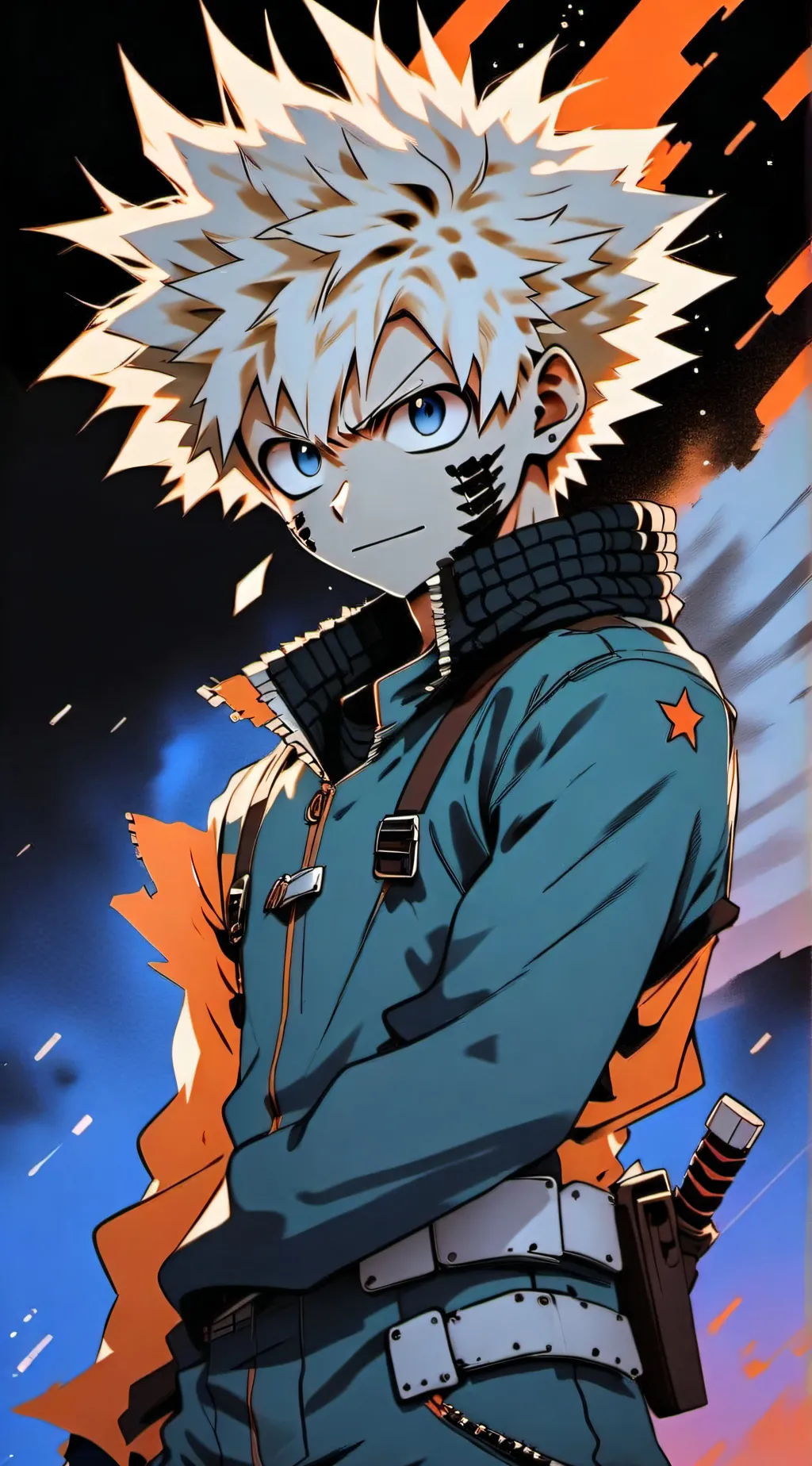 ai character: BAKUGO KATSUKI background