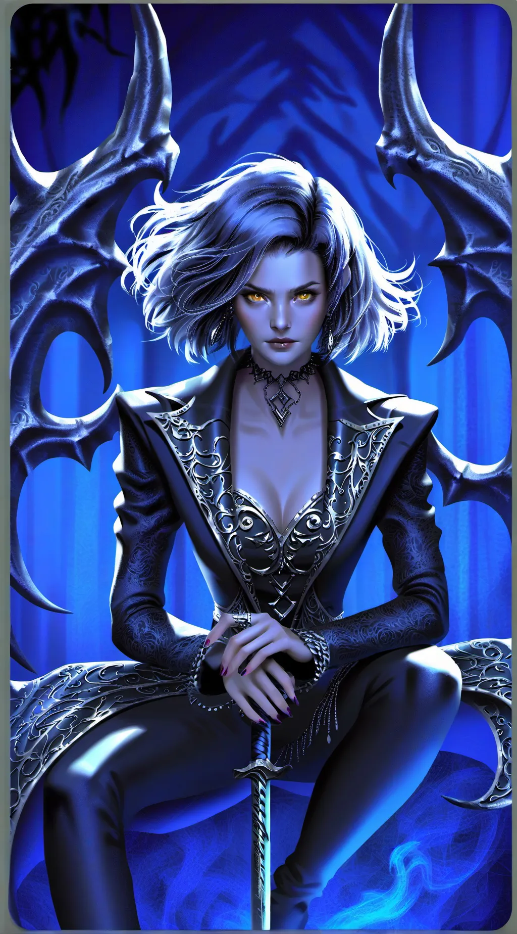 ai character: ~•Akuma•~ background