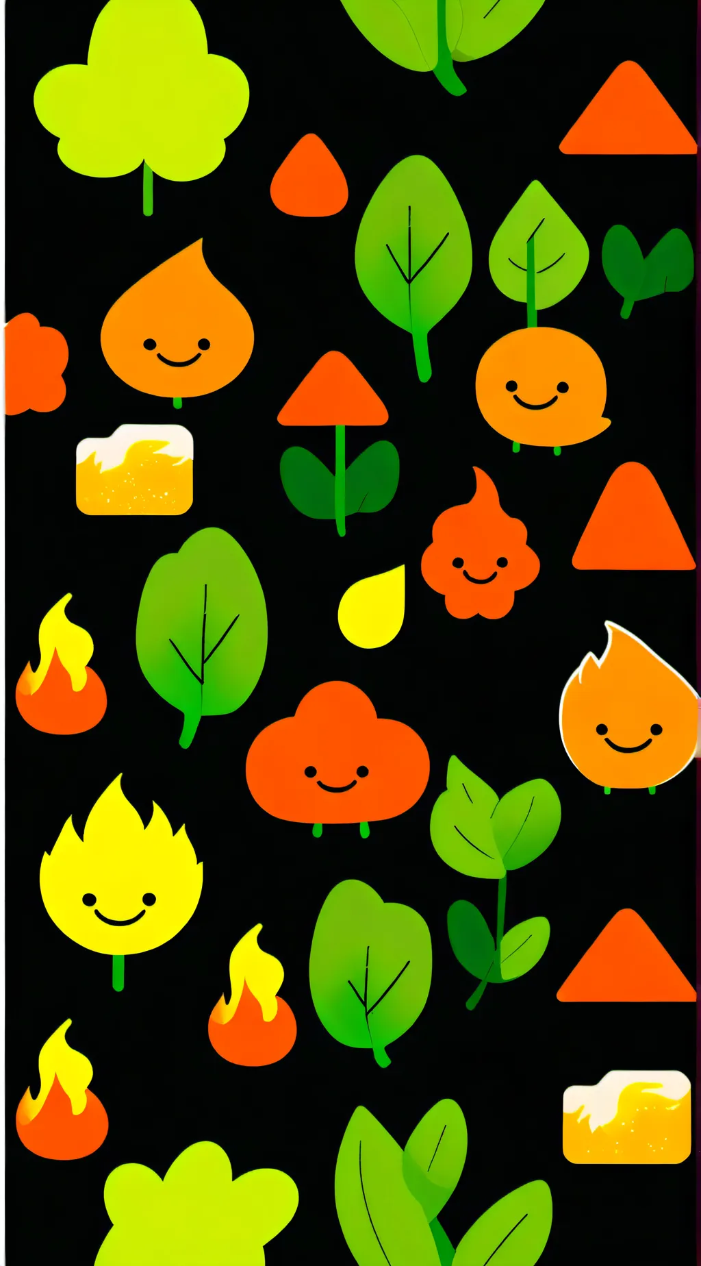 ai character: BFDI humans background