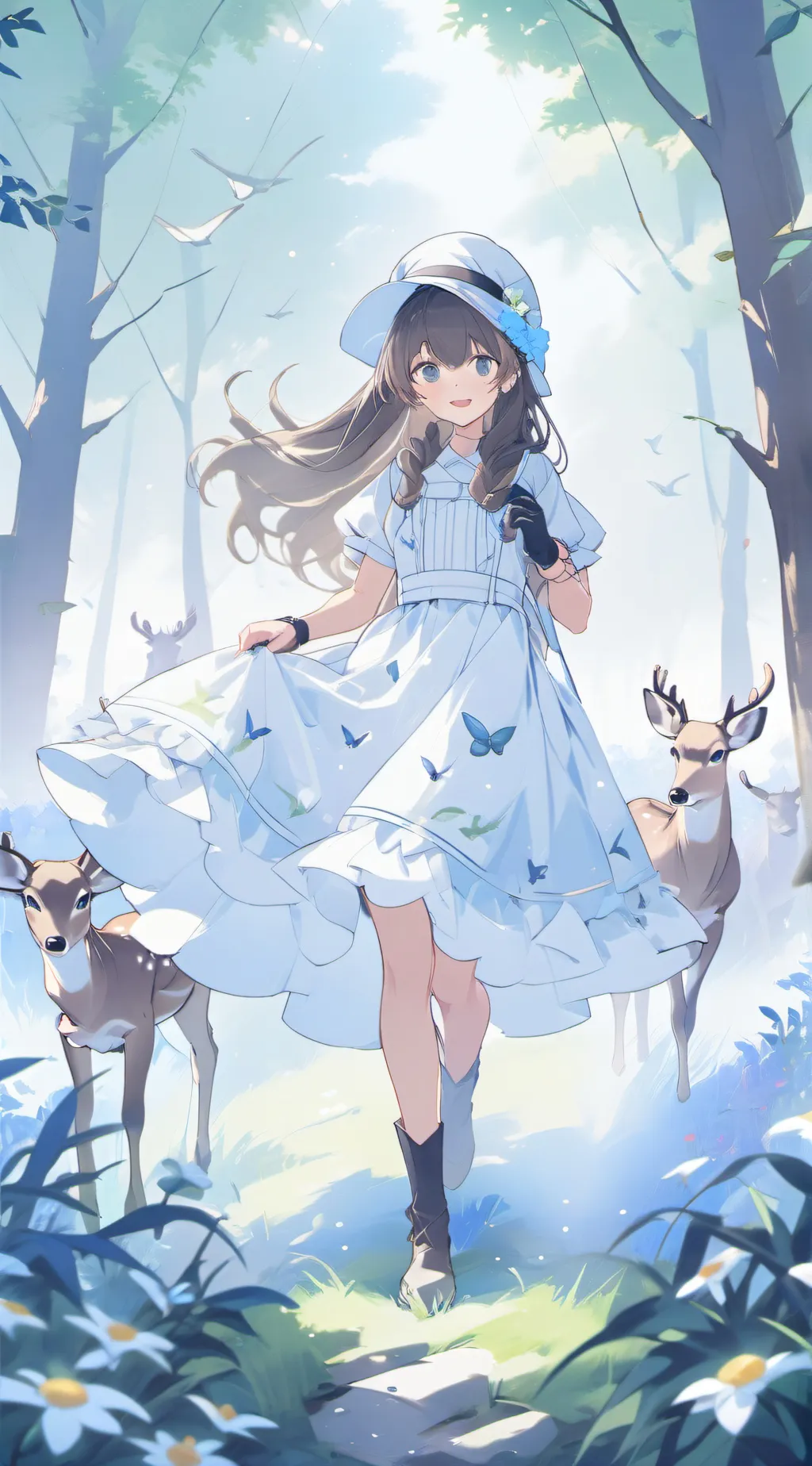 ai character: guardian angel background