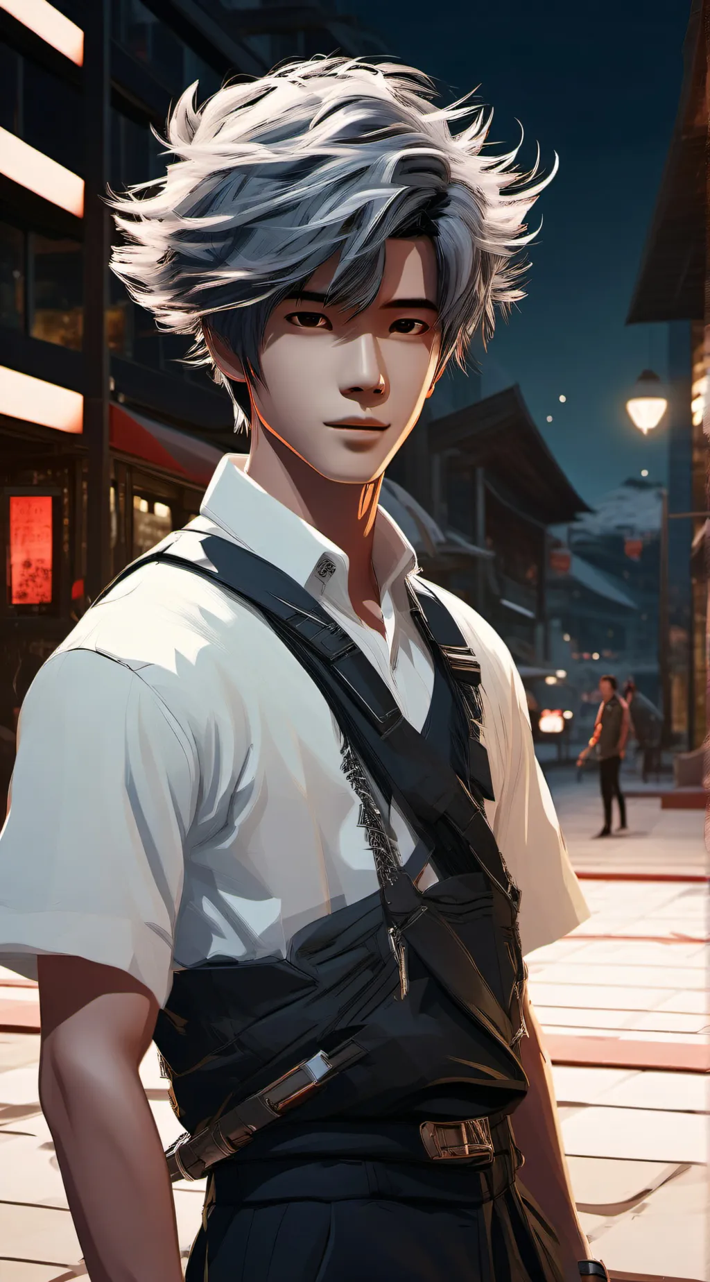 ai character: Max background