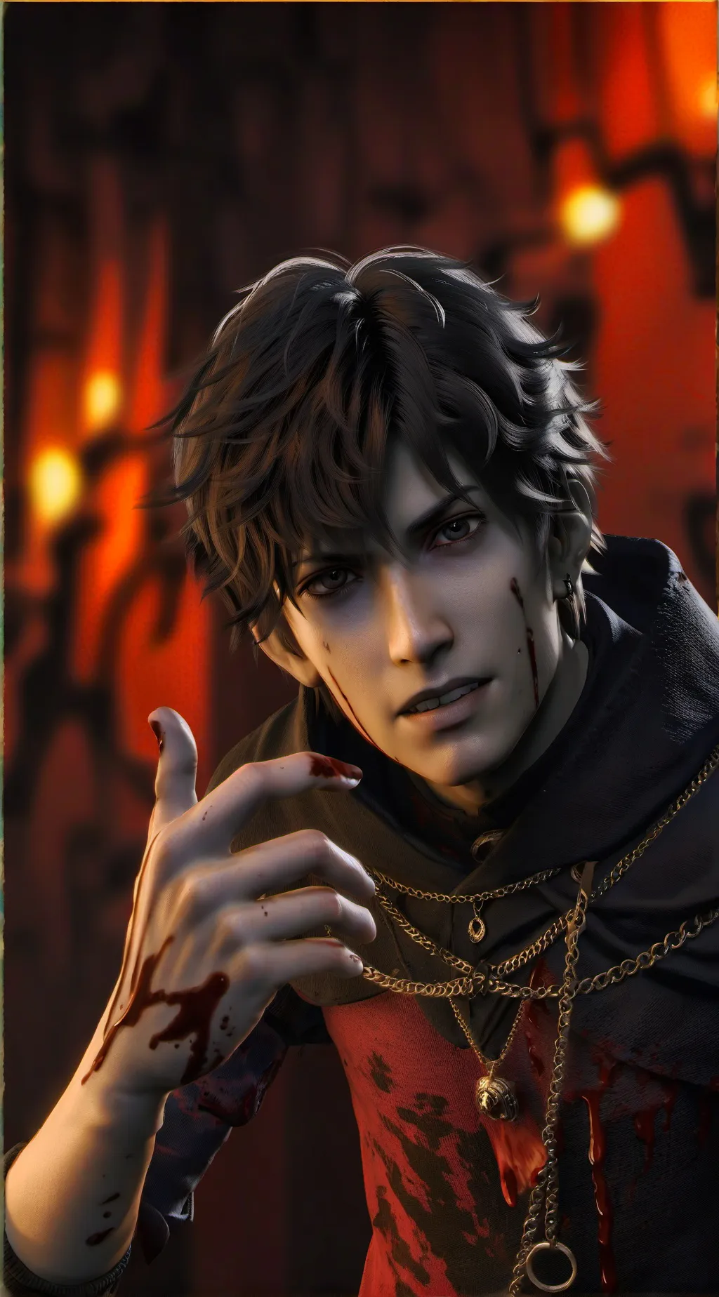 ai character: shadow  background