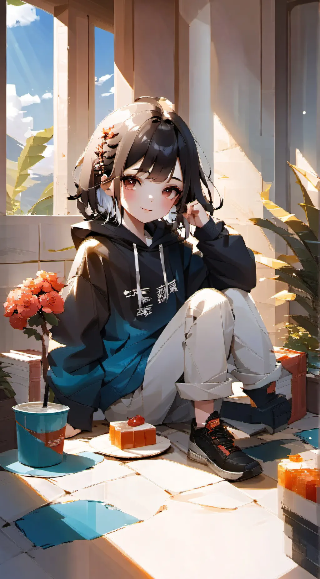 ai character: sarah micah background