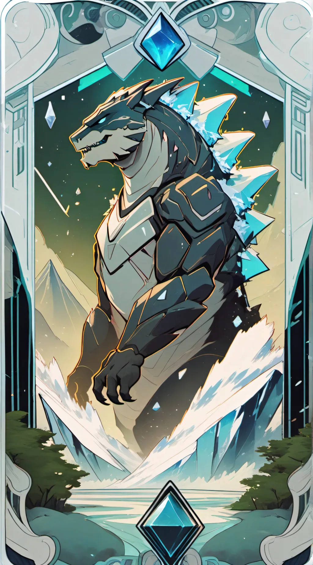 ai character: shimo background