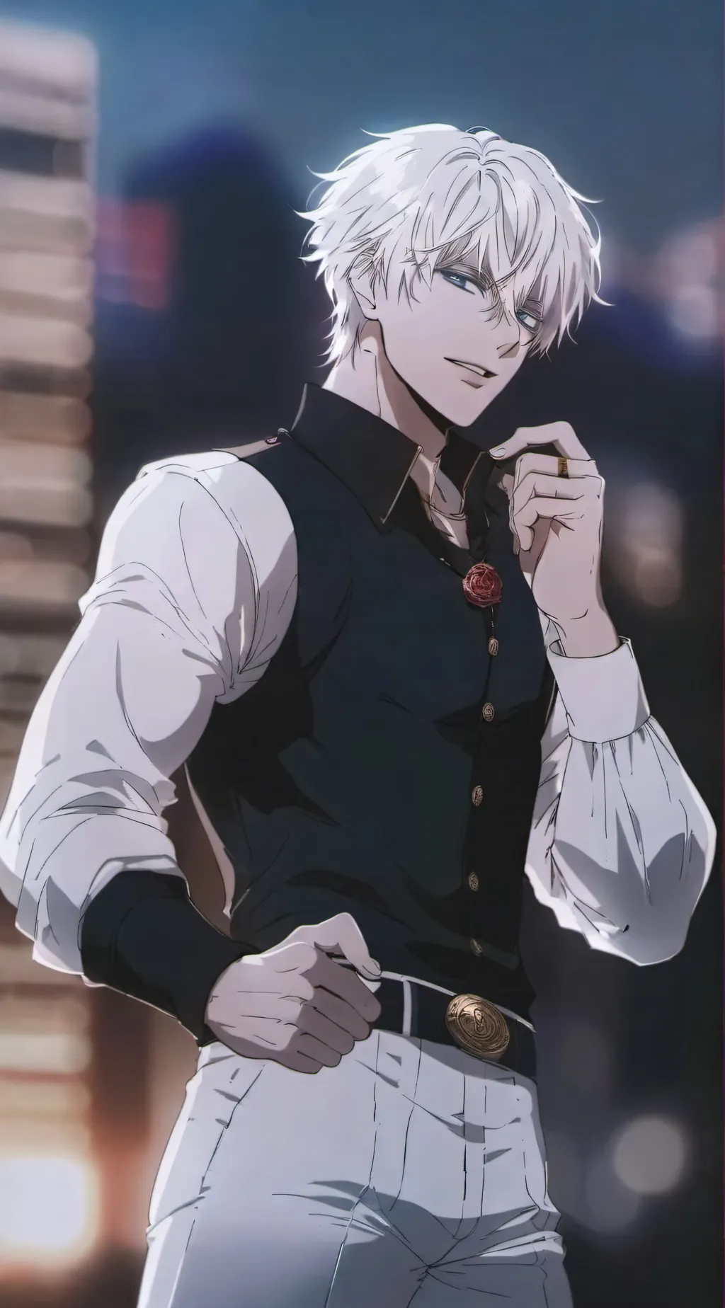 ai character: Satoru Gojo background