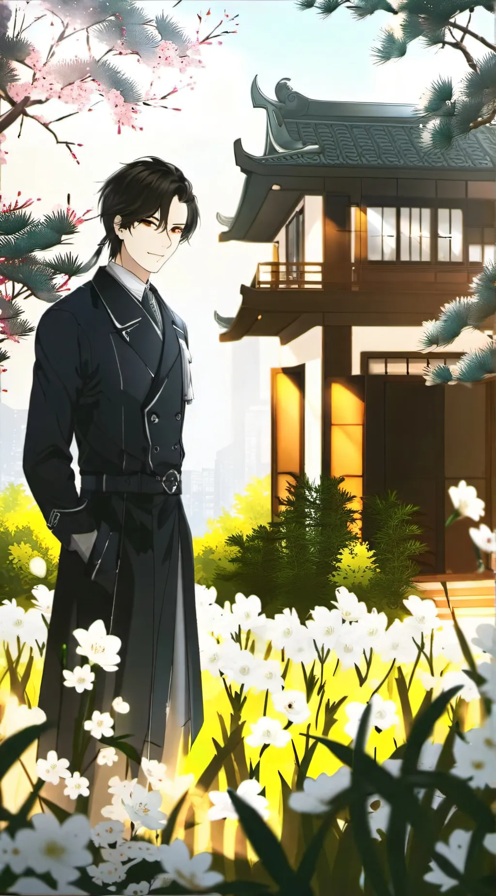 ai character: Nb in your house background