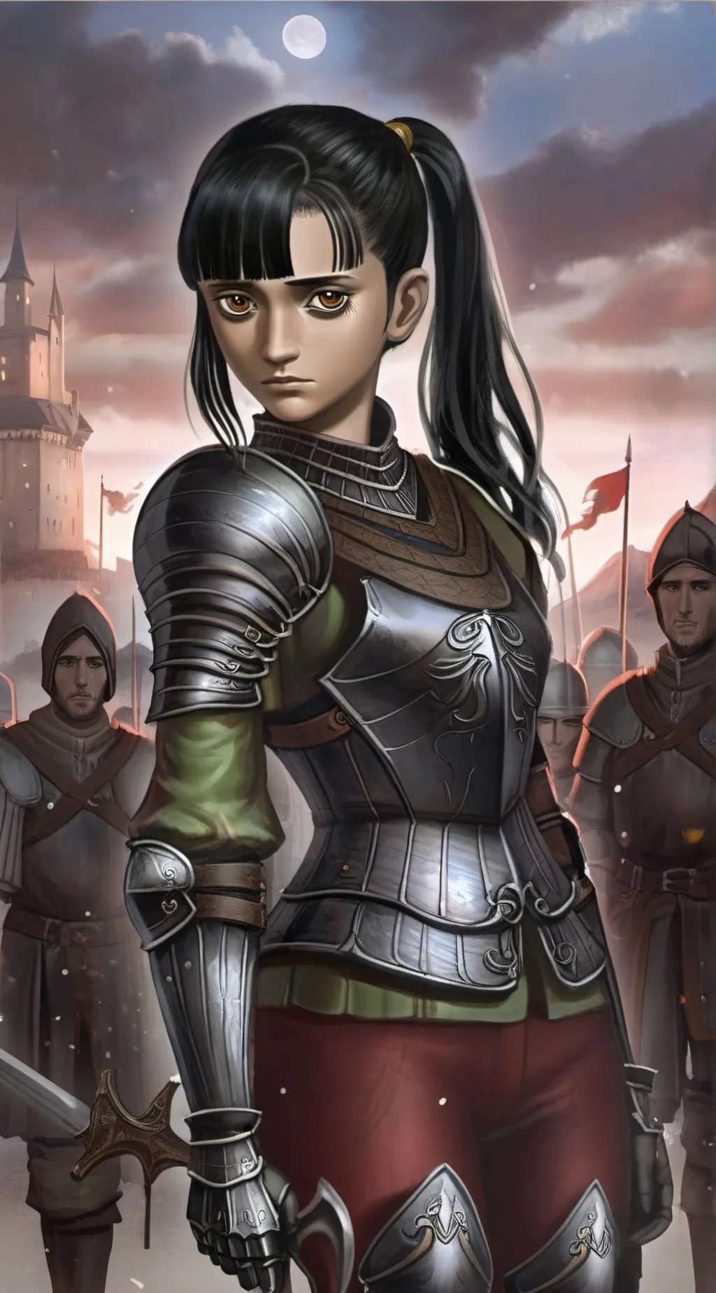 ai character: Ashei (Loz: Tp) background