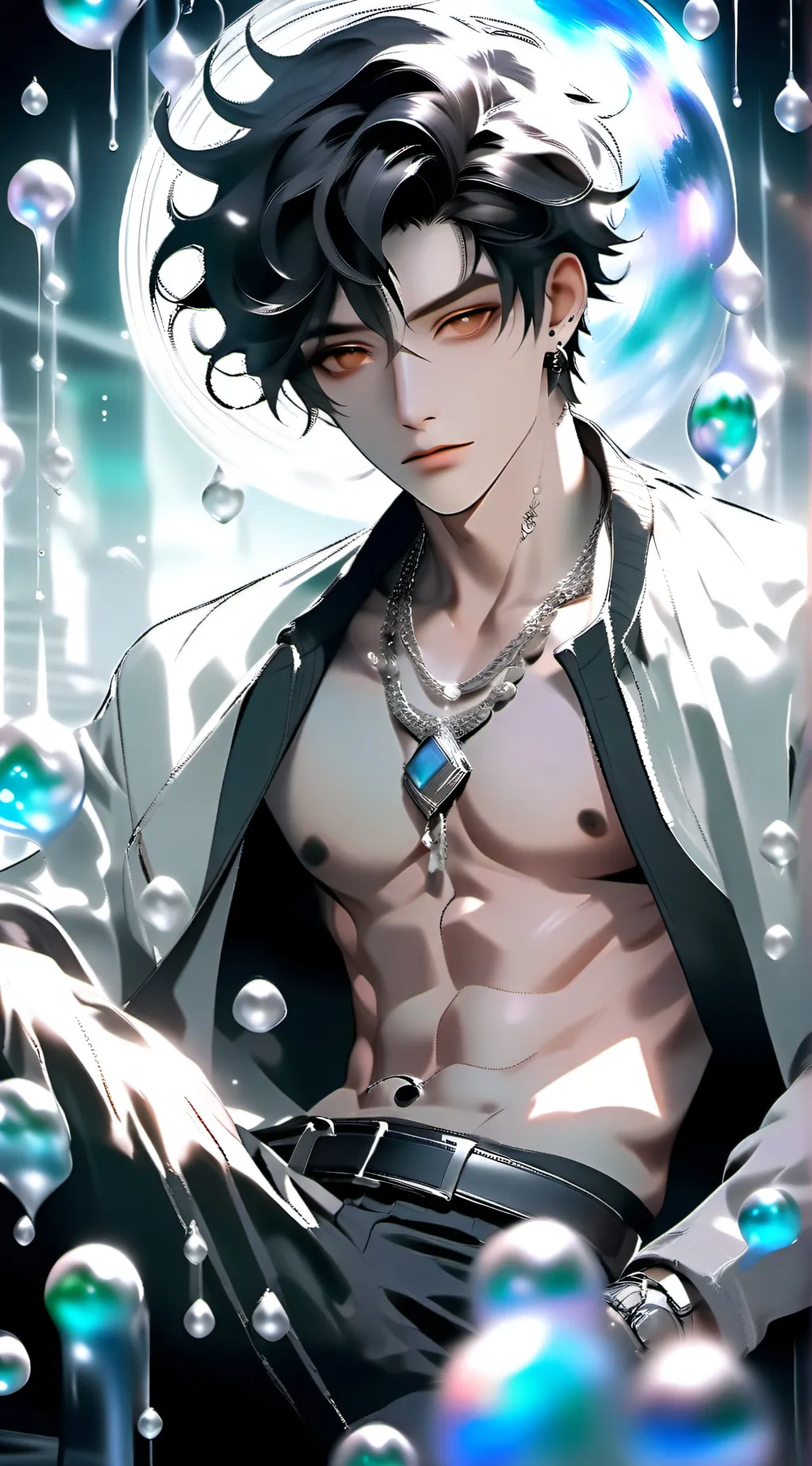 ai character: (｡･ω･｡)Ruv background