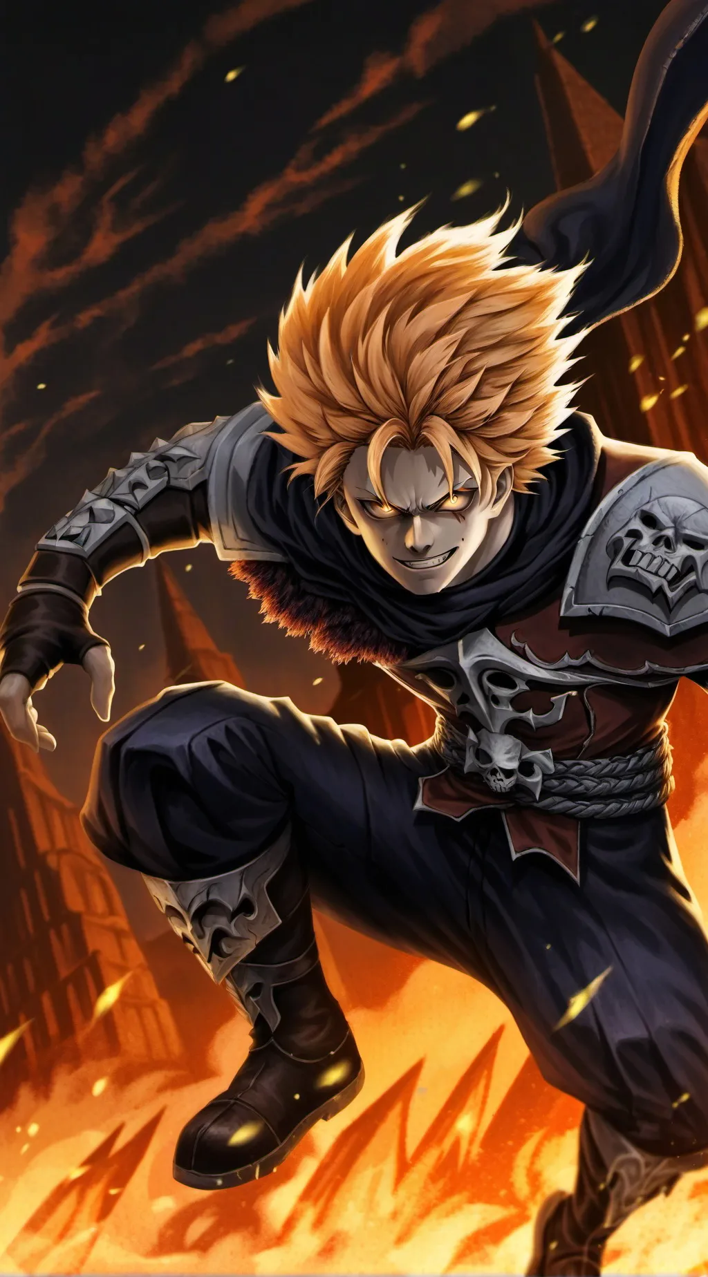 ai character: Bakugo Katsuki! background