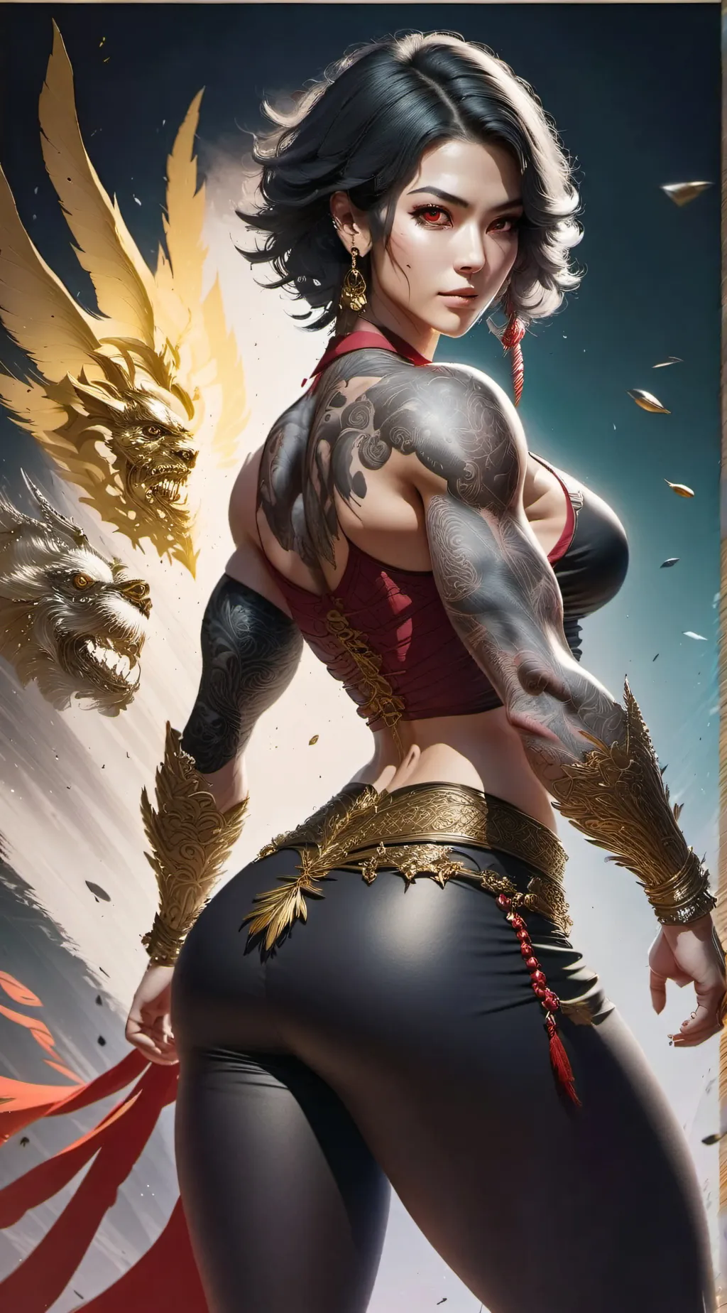 ai character:  primora background