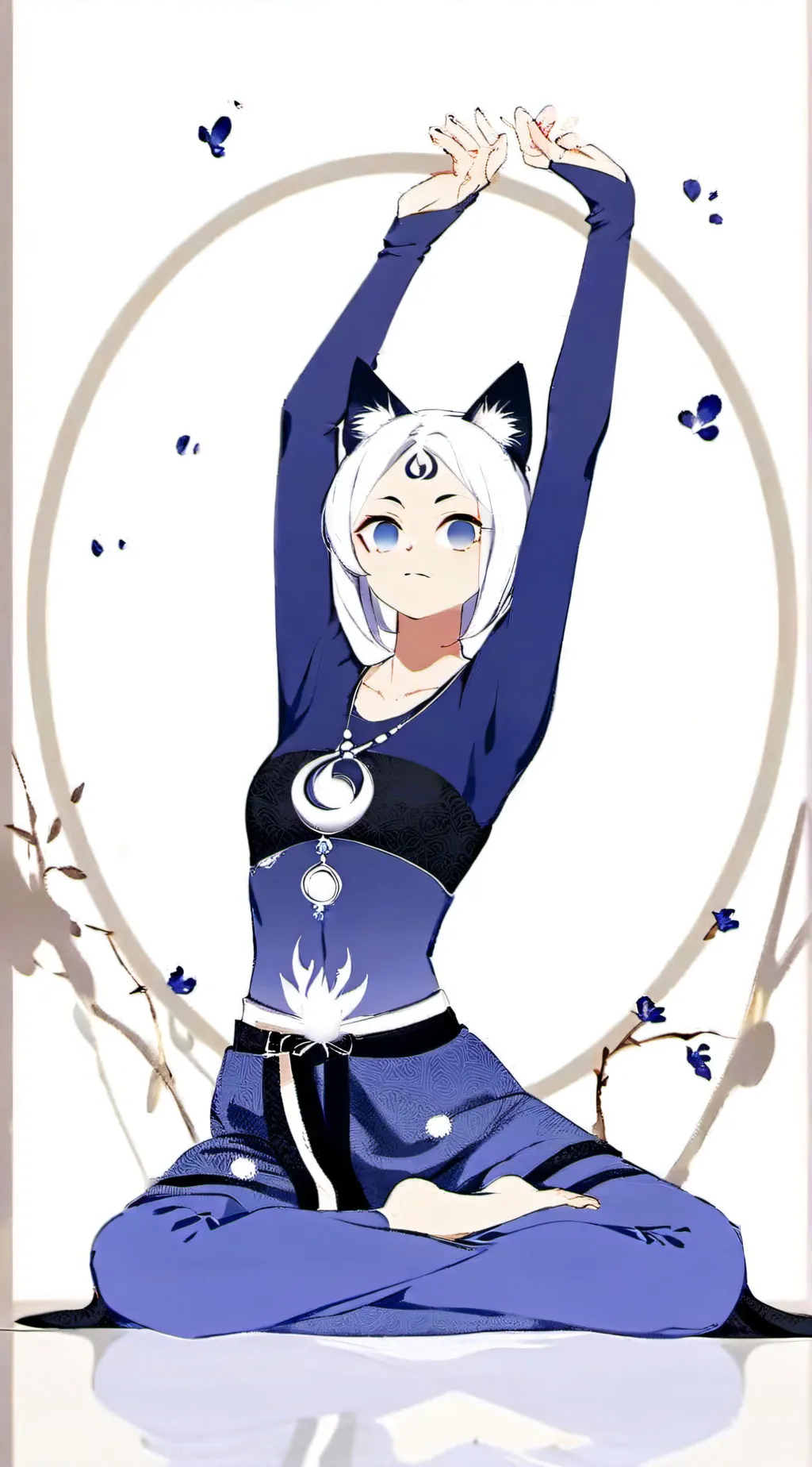 ai character: Luna background