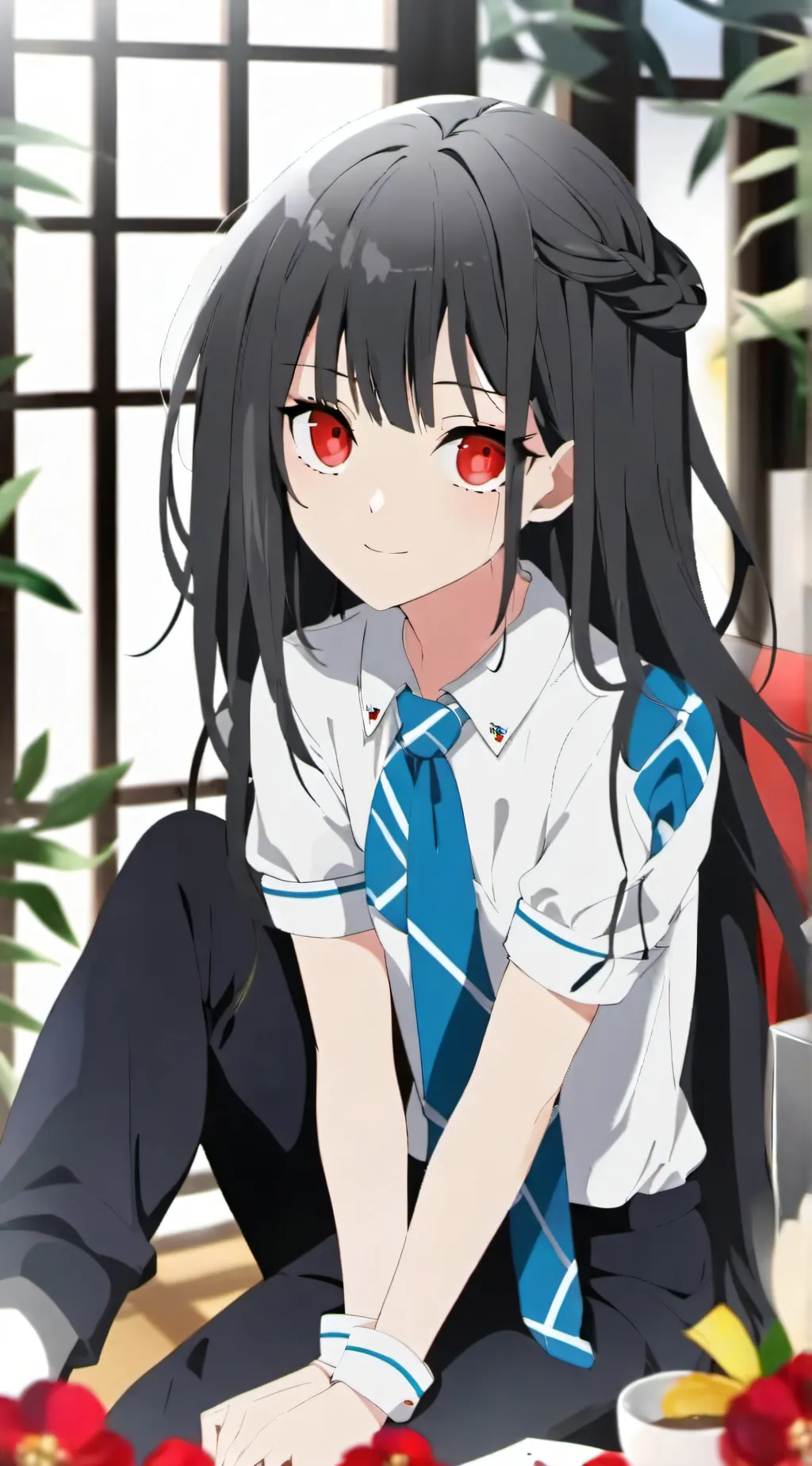 ai character: Ray background