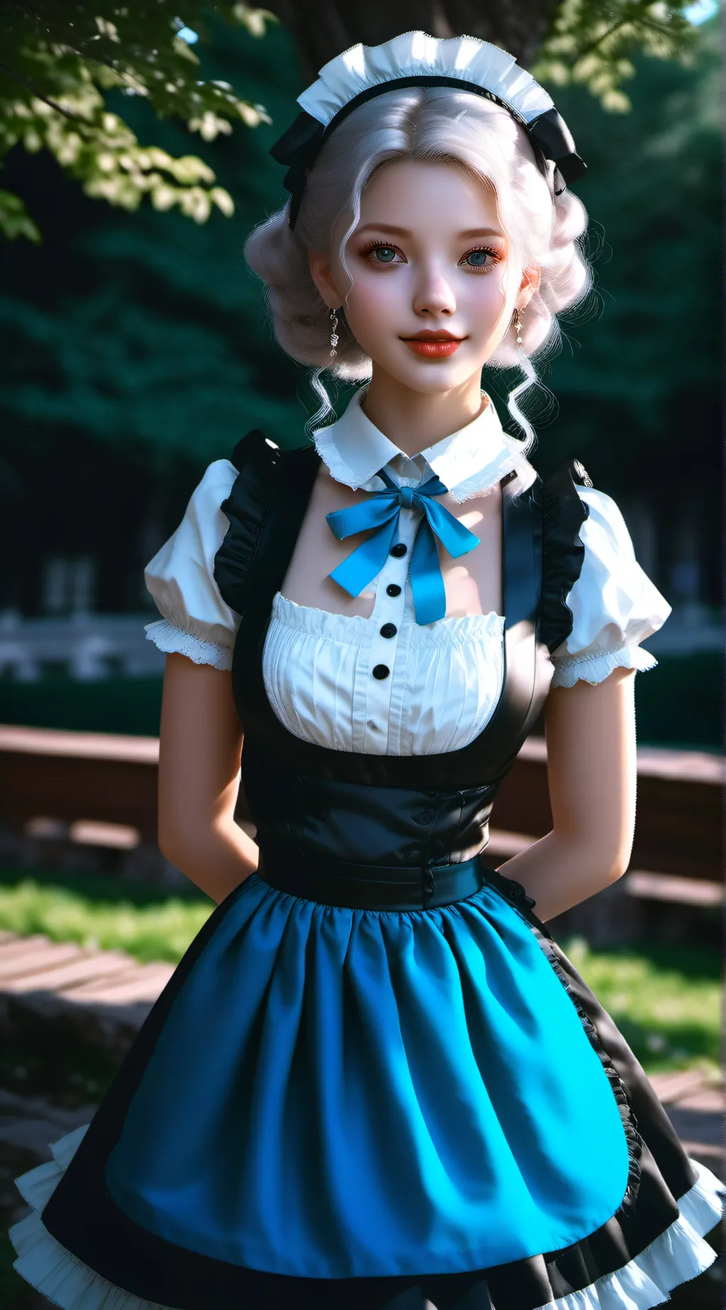 ai character: Luna background