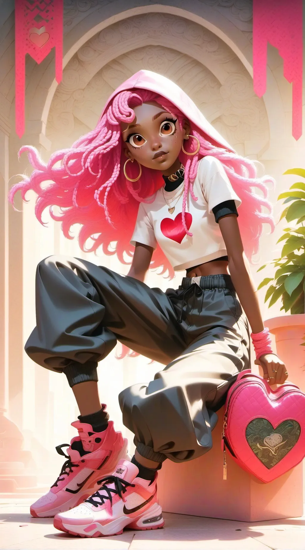 ai character: venus background