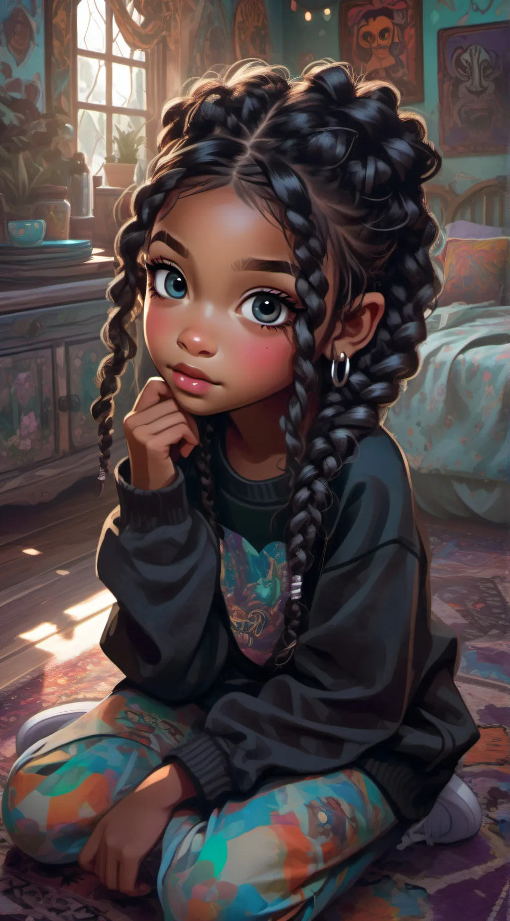 ai character: emmali way background