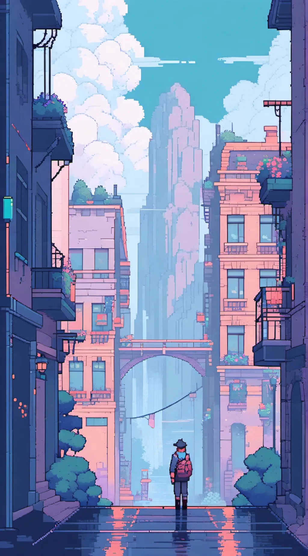 ai character: opposite  background