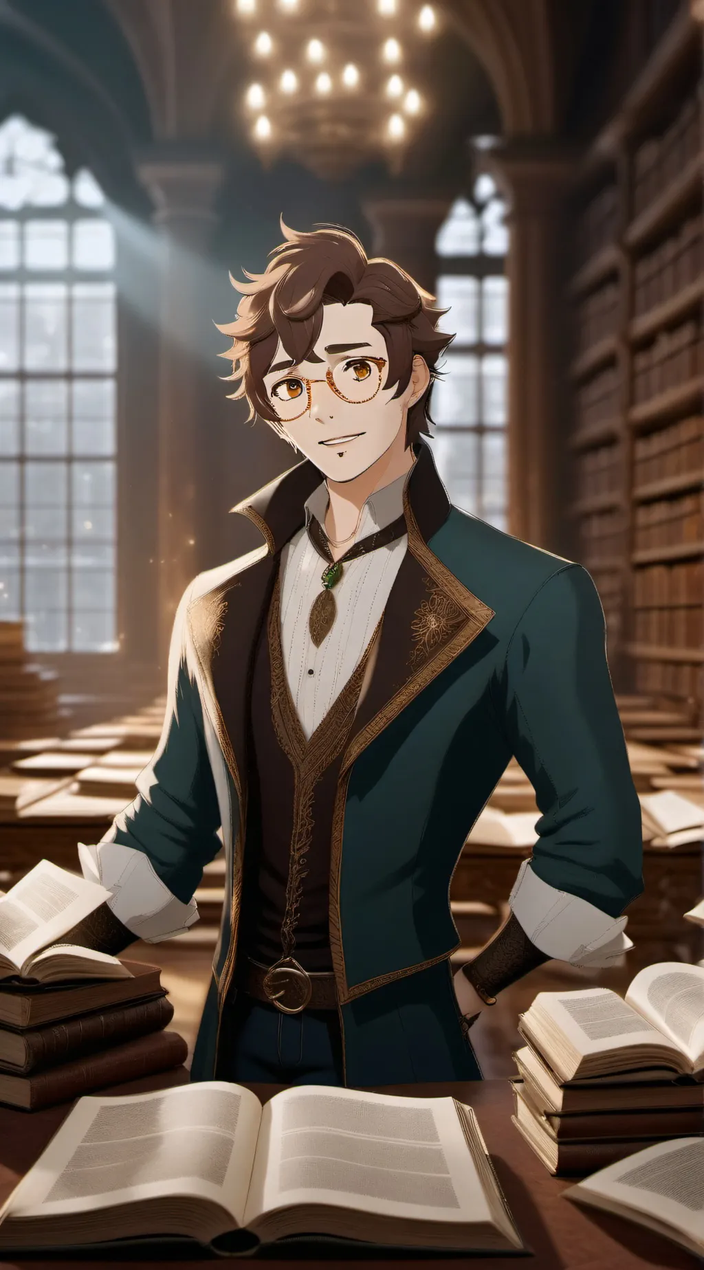 ai character: matt background