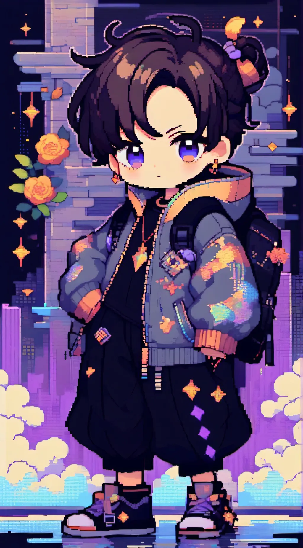 ai character: BTS background