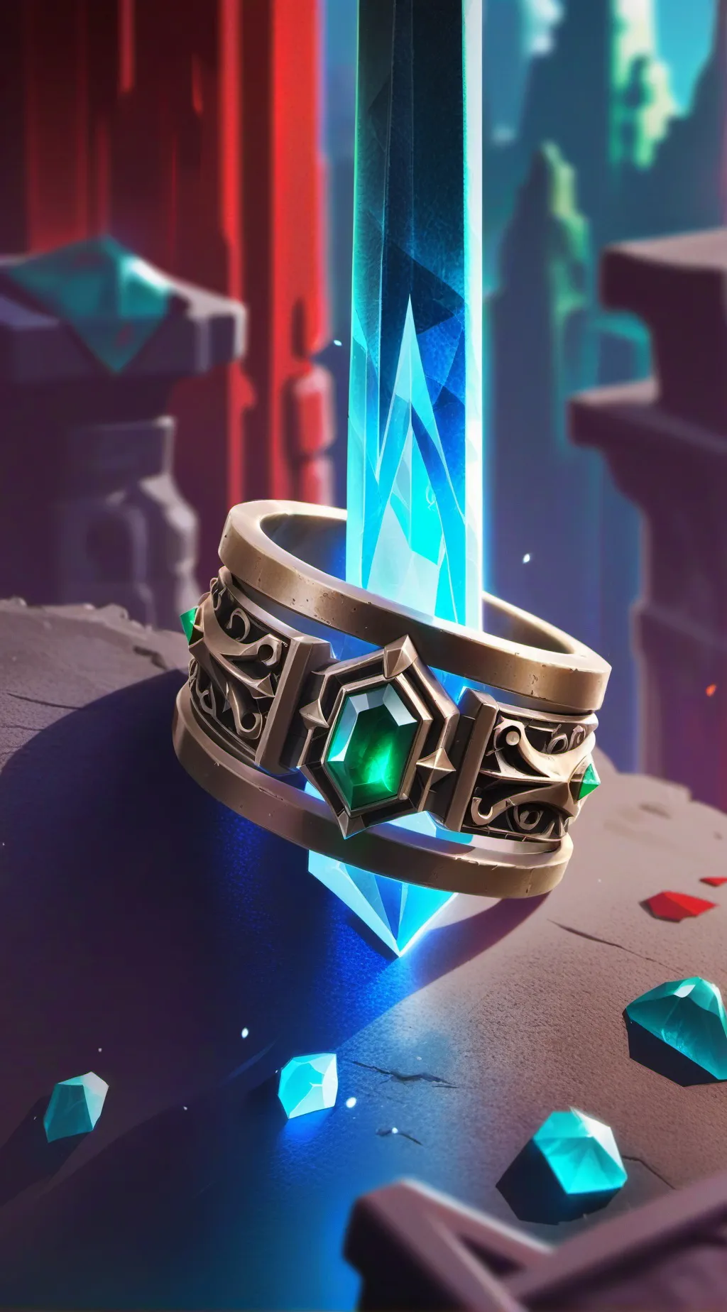 ai character: People hates u😢 background