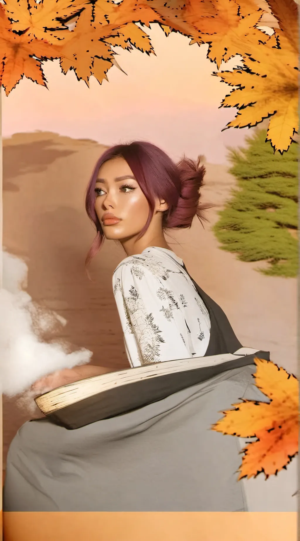 ai character: Maila gee background