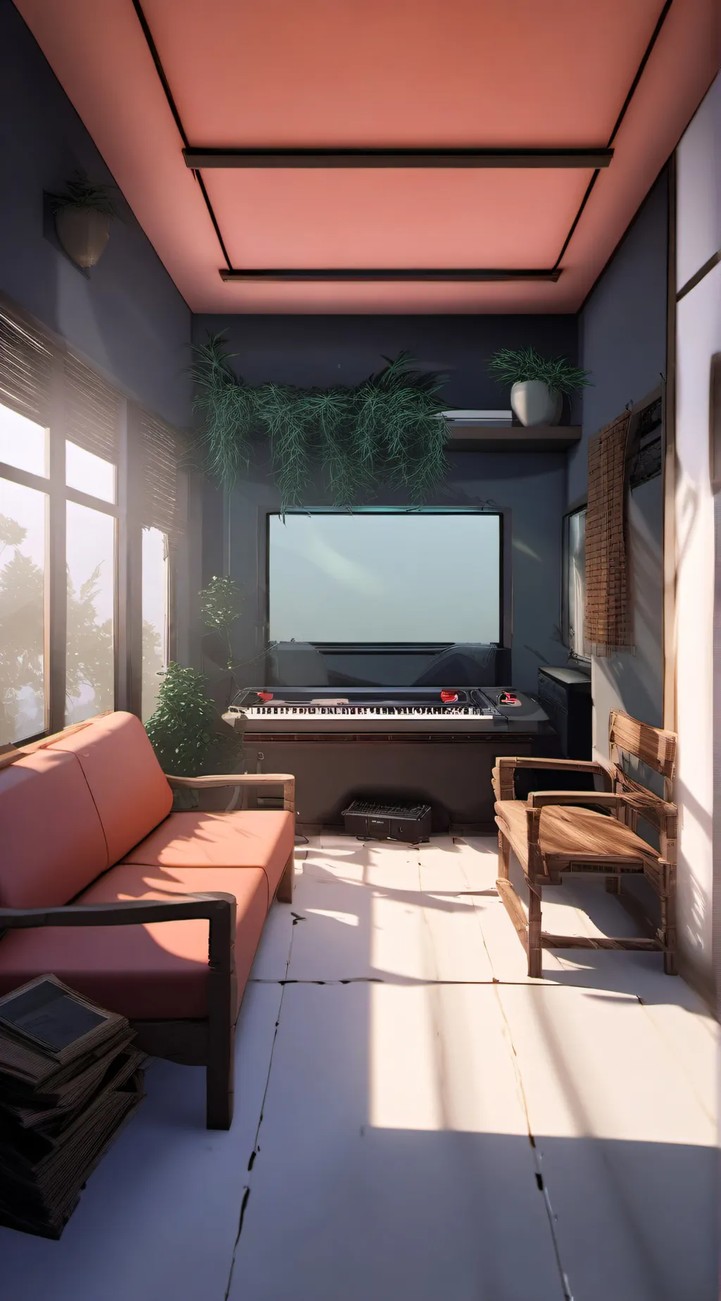 ai character: Break  background