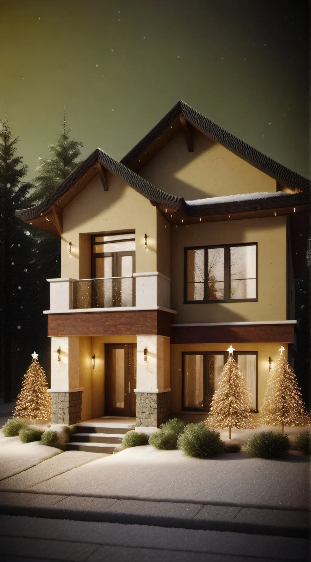 ai character: Family Christmas  background