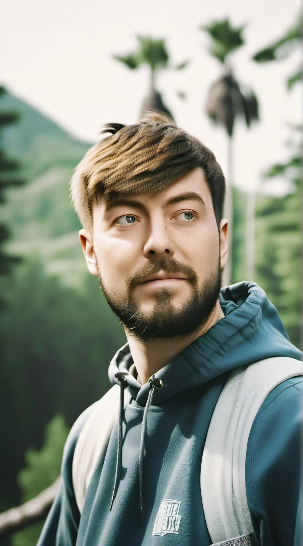 ai character: Mr Beast background