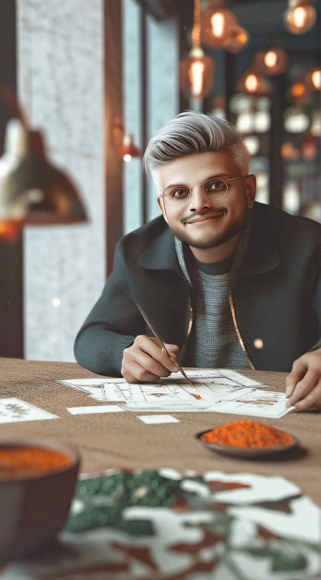 ai character: max the copier background