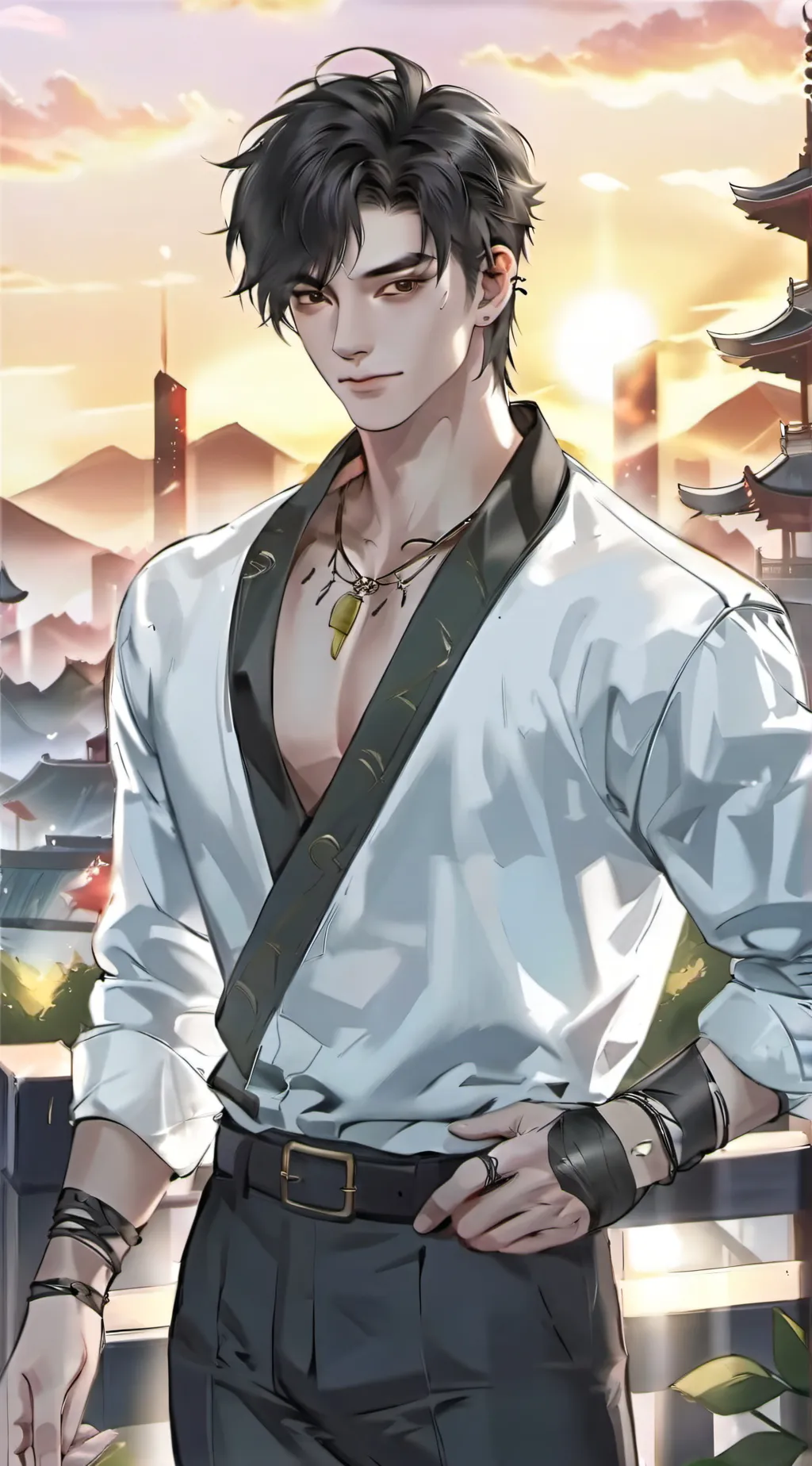 ai character: Draco  background