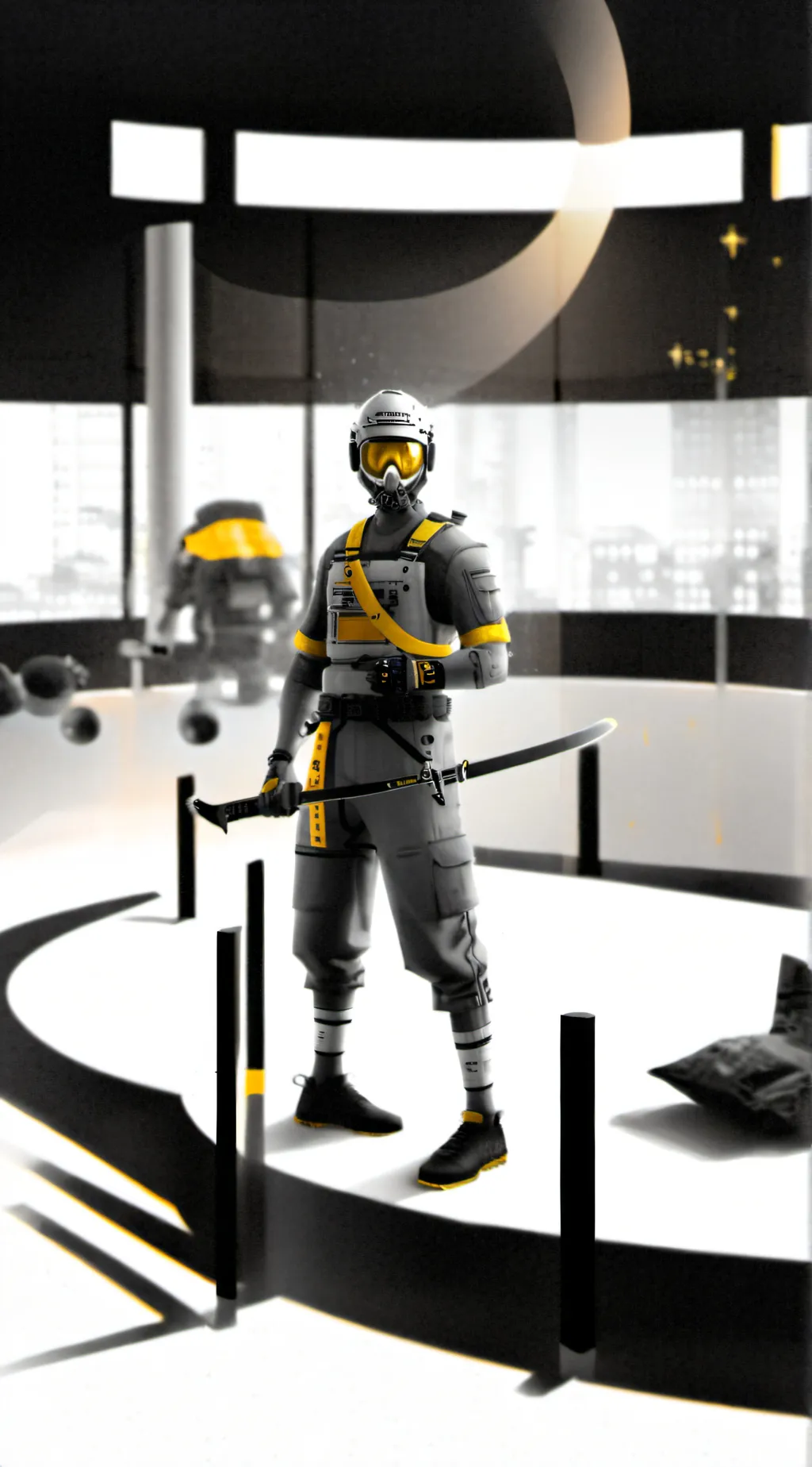 ai character: Last humans background